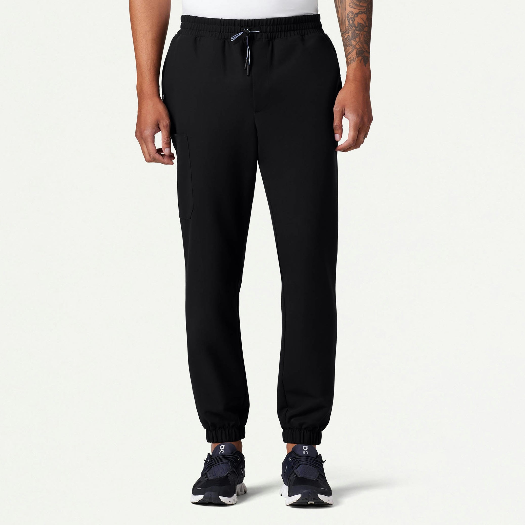 Rhodes Slim Crossover Scrub Jogger - Black
