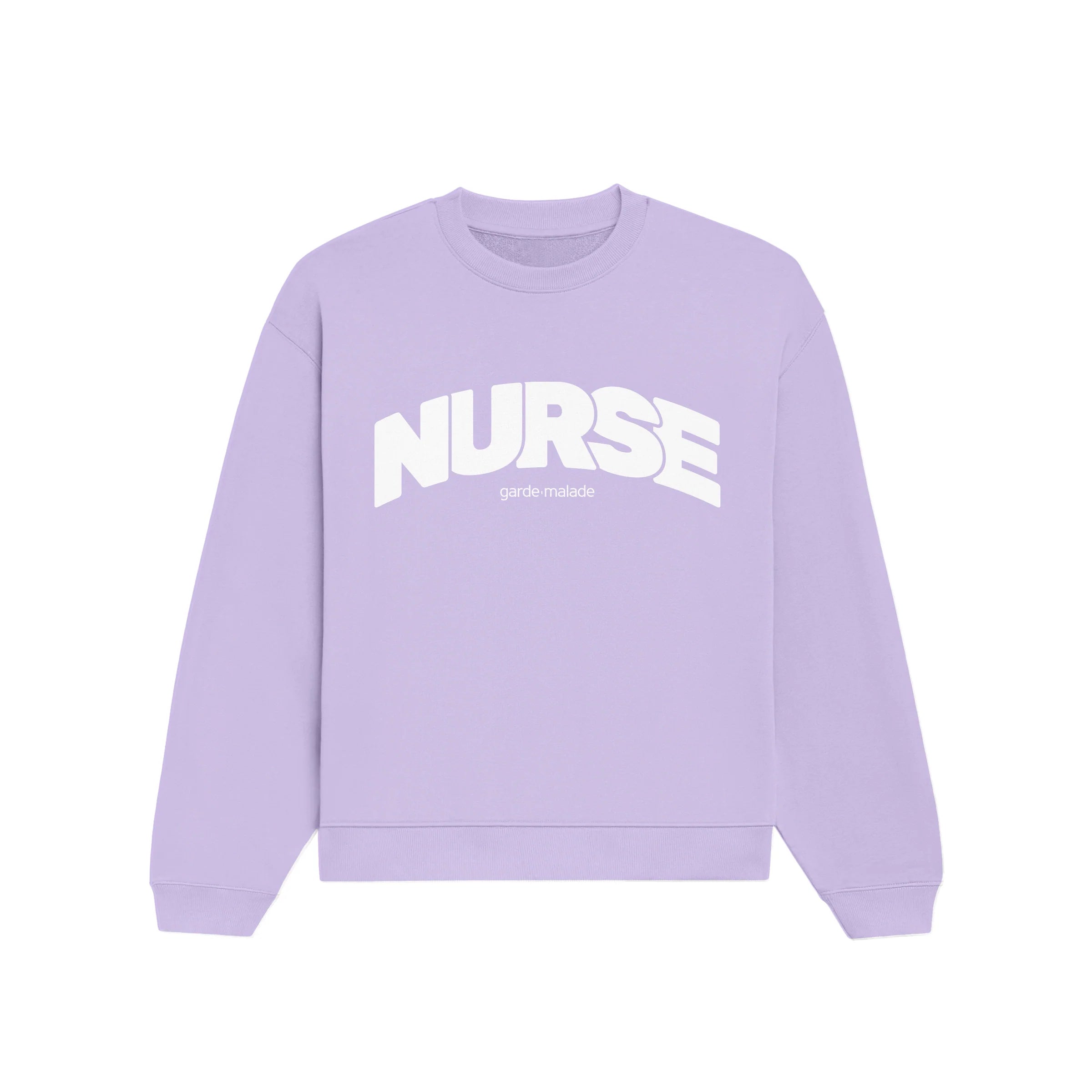Premium Heavyweight Crewneck - NURSE - Lavande