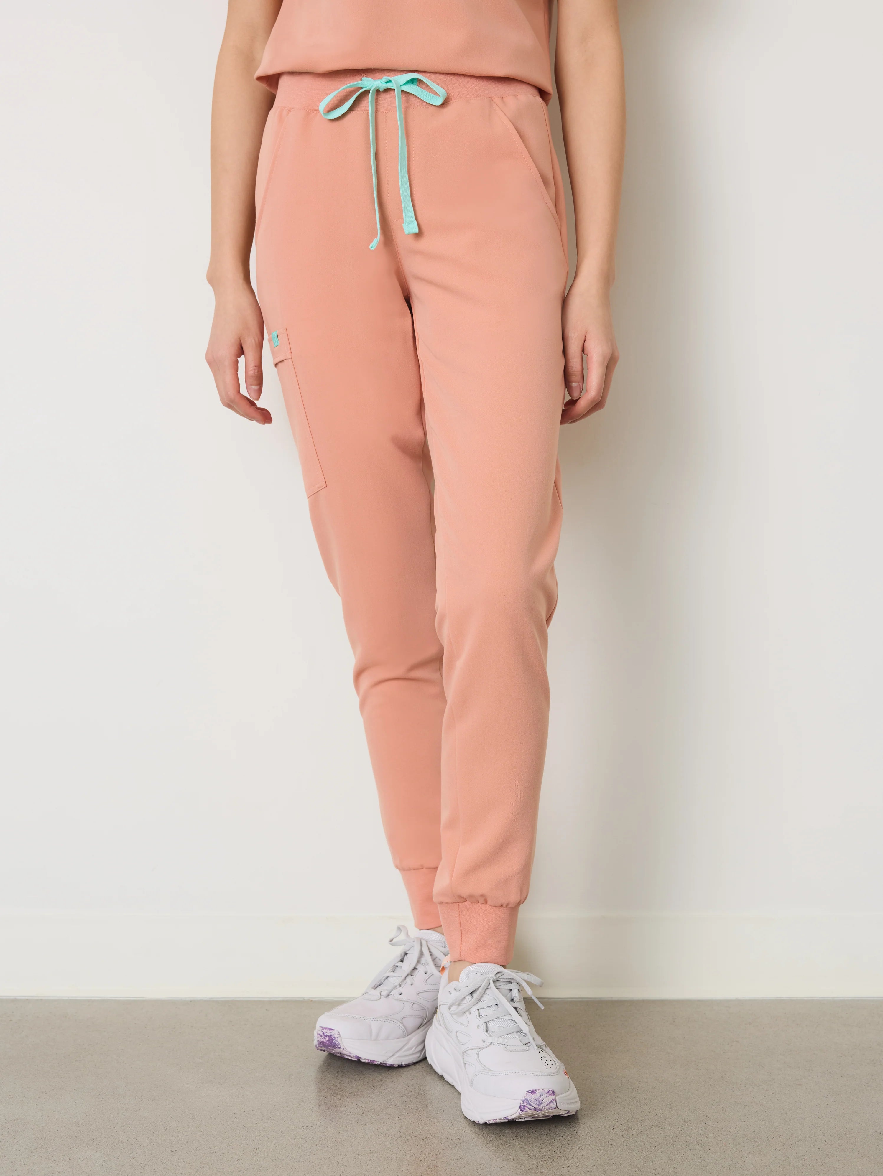 DEMI RE-GARDE™ - PEACH - Jogger Scrub Pants - SILVADUR™ - Final Sale