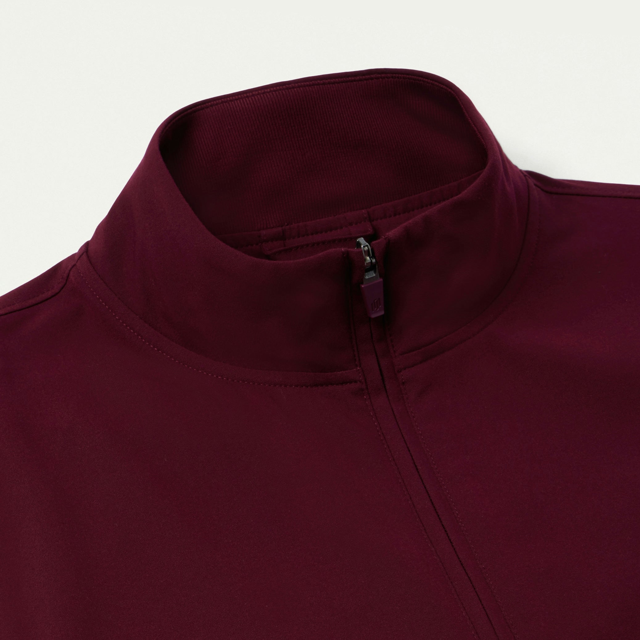 Wolfe Everyday 6-Pocket Scrub Jacket - Burgundy