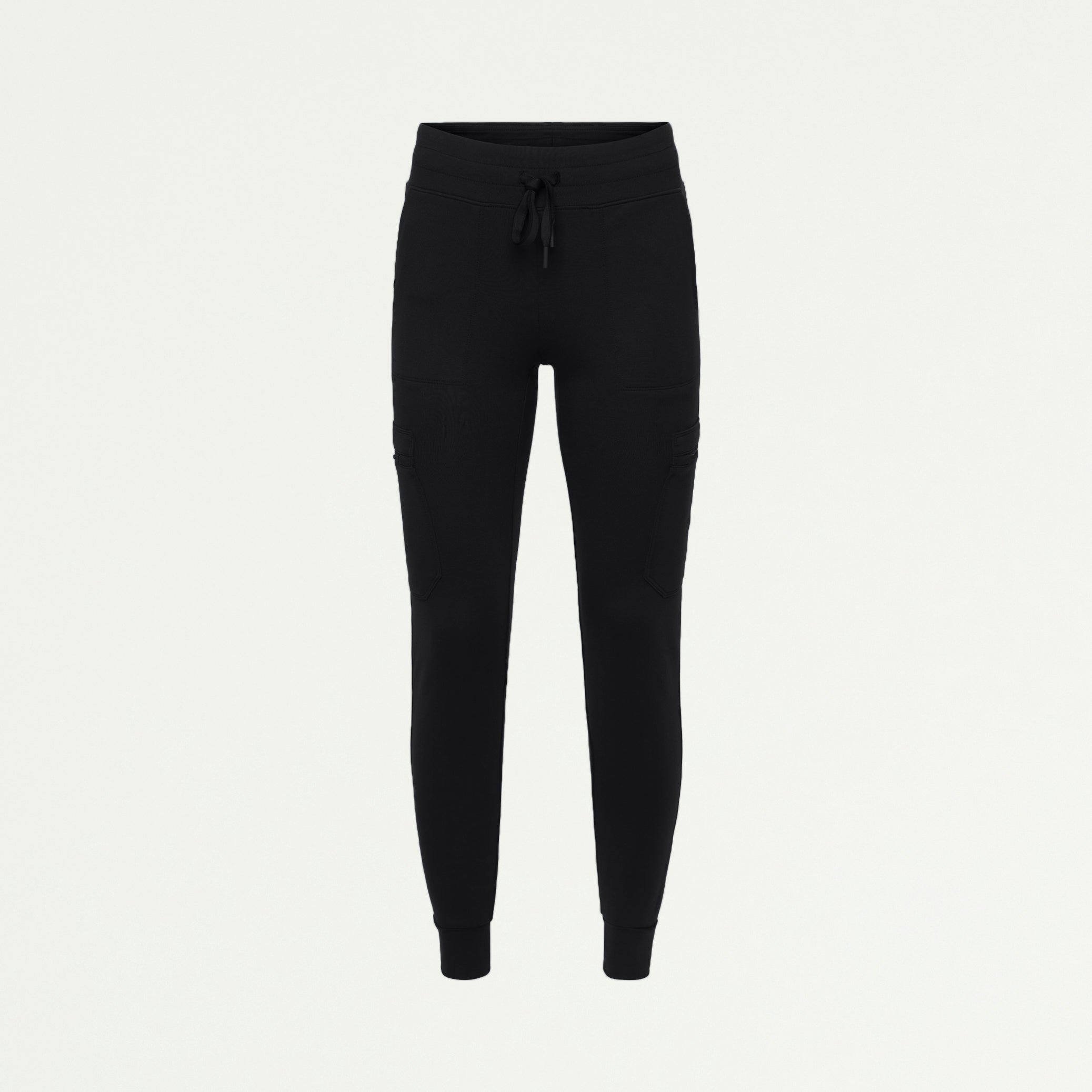 Kait 10-Pocket Skinny UltraSOFT Scrub Jogger - Black