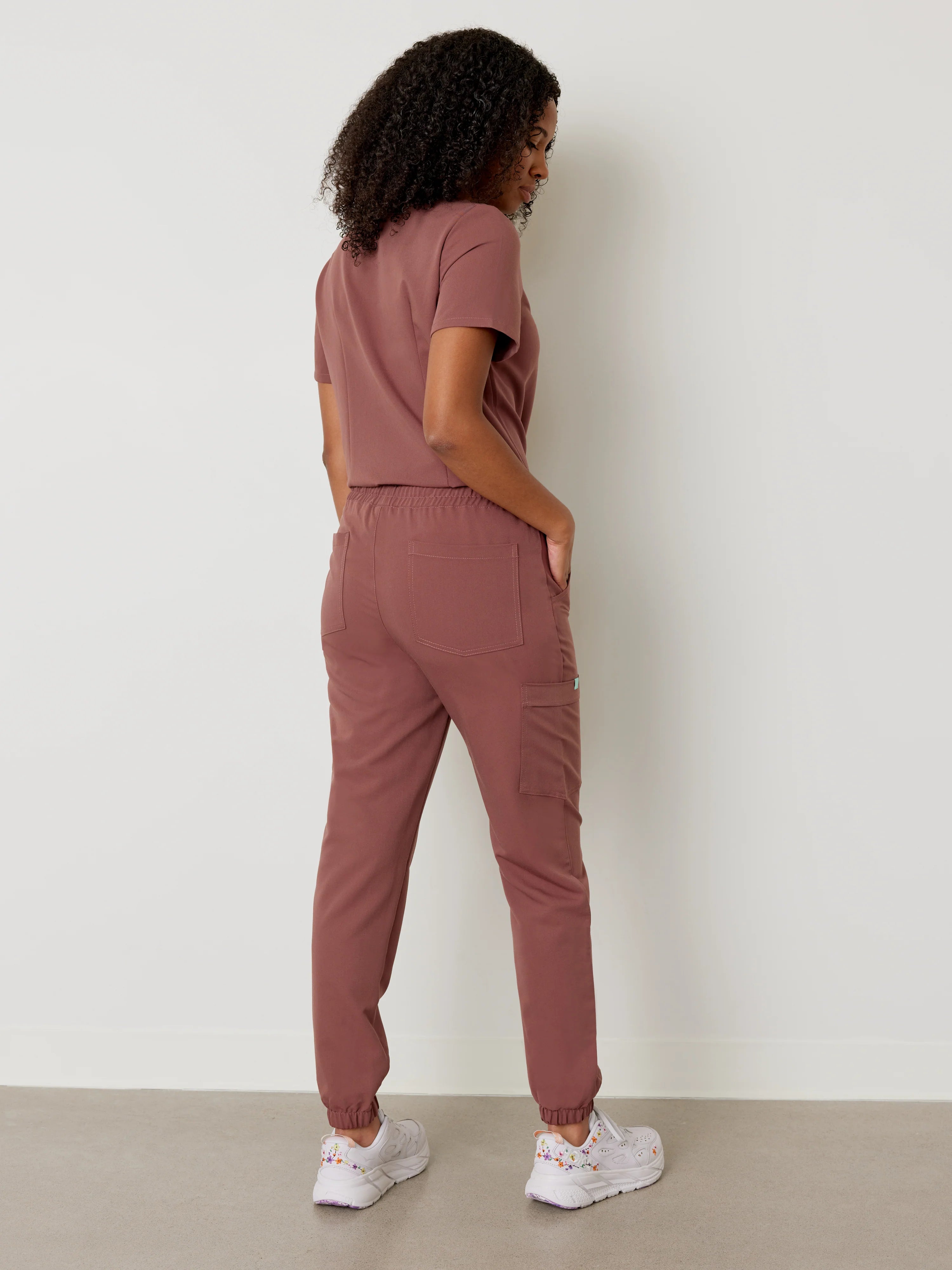 ROSIE RE-GARDE™ - MAROON - Jogger Scrub Pants - SILVADUR™ - Final Sale