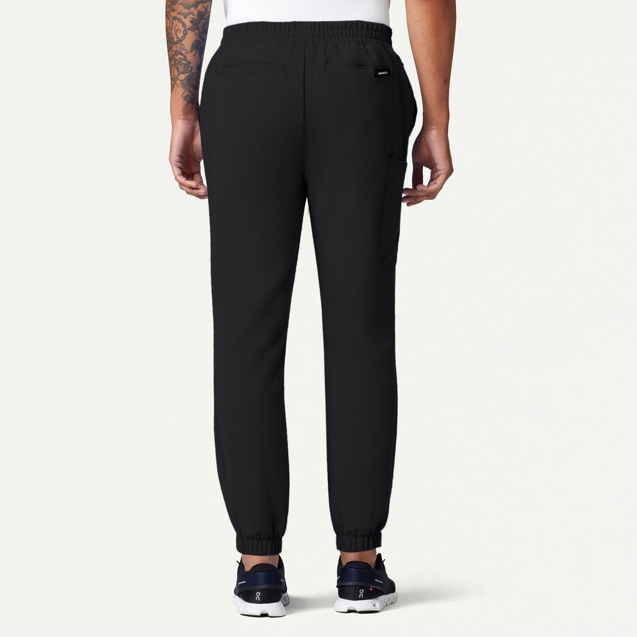Rhodes Slim Crossover Scrub Jogger - Black