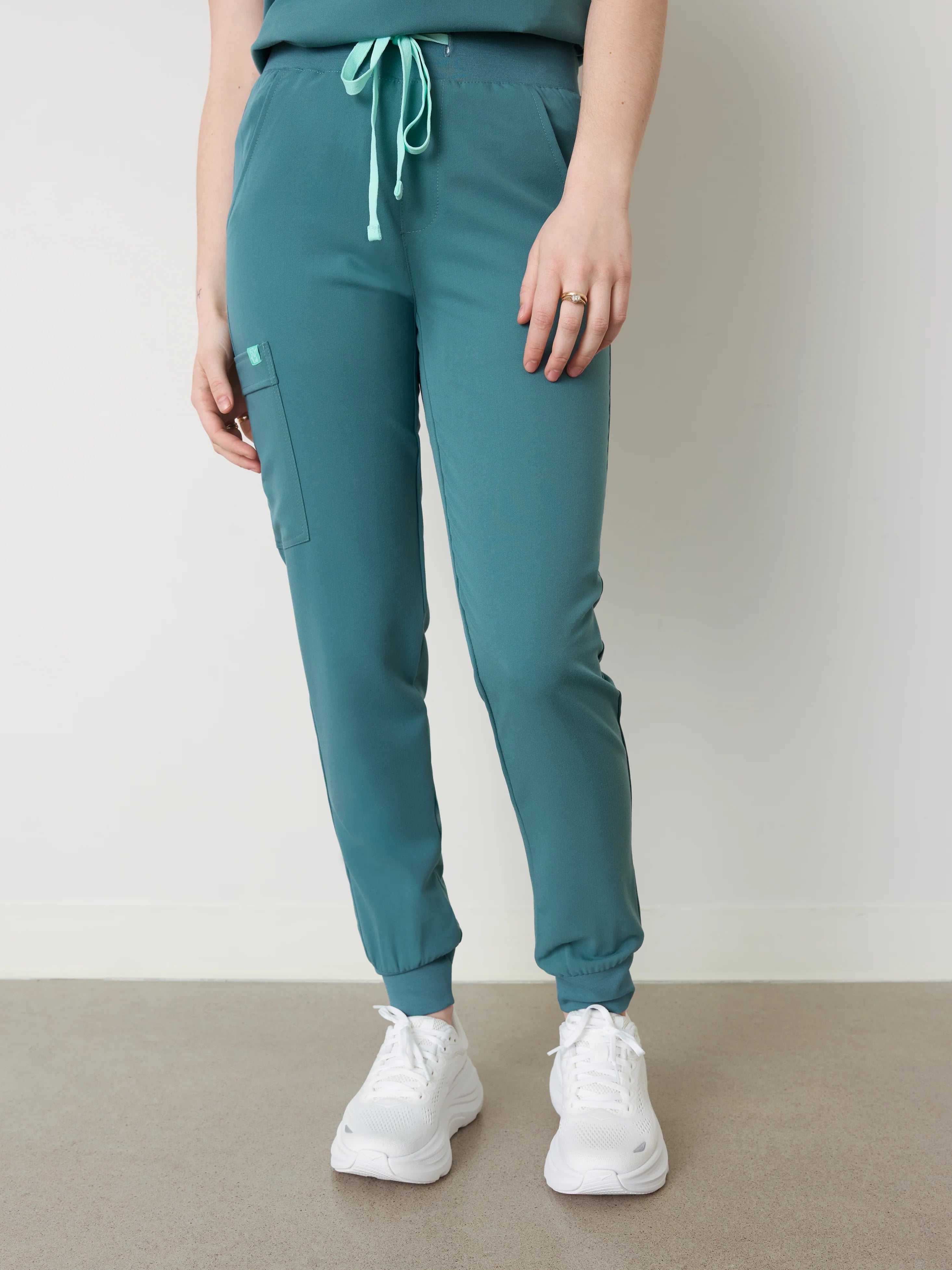 DEMI RE-GARDE™ - LAGOON BLUE - Jogger Scrub Pants - SILVADUR™