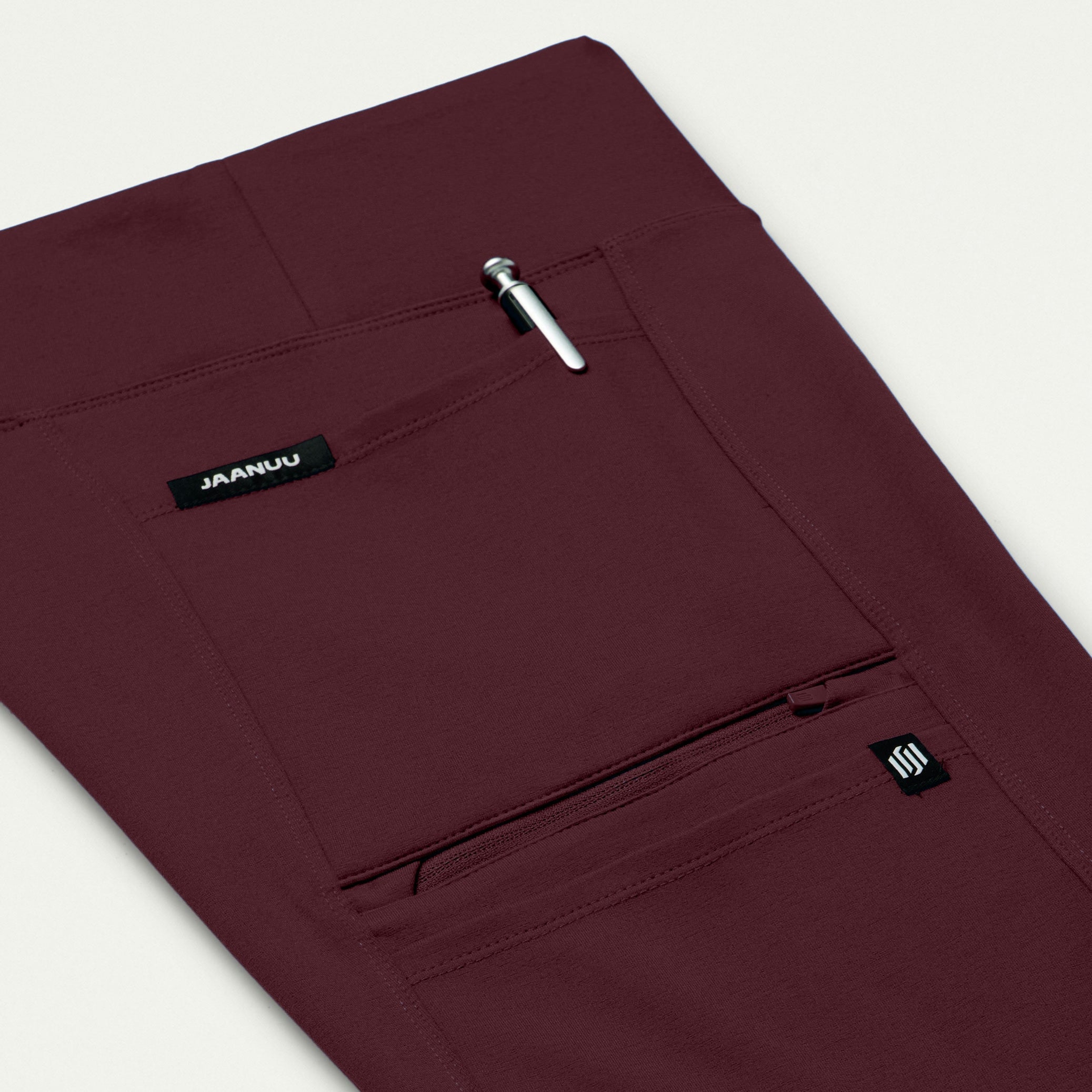 Perri UltraSOFT Yoga Scrub Pant - Redwood