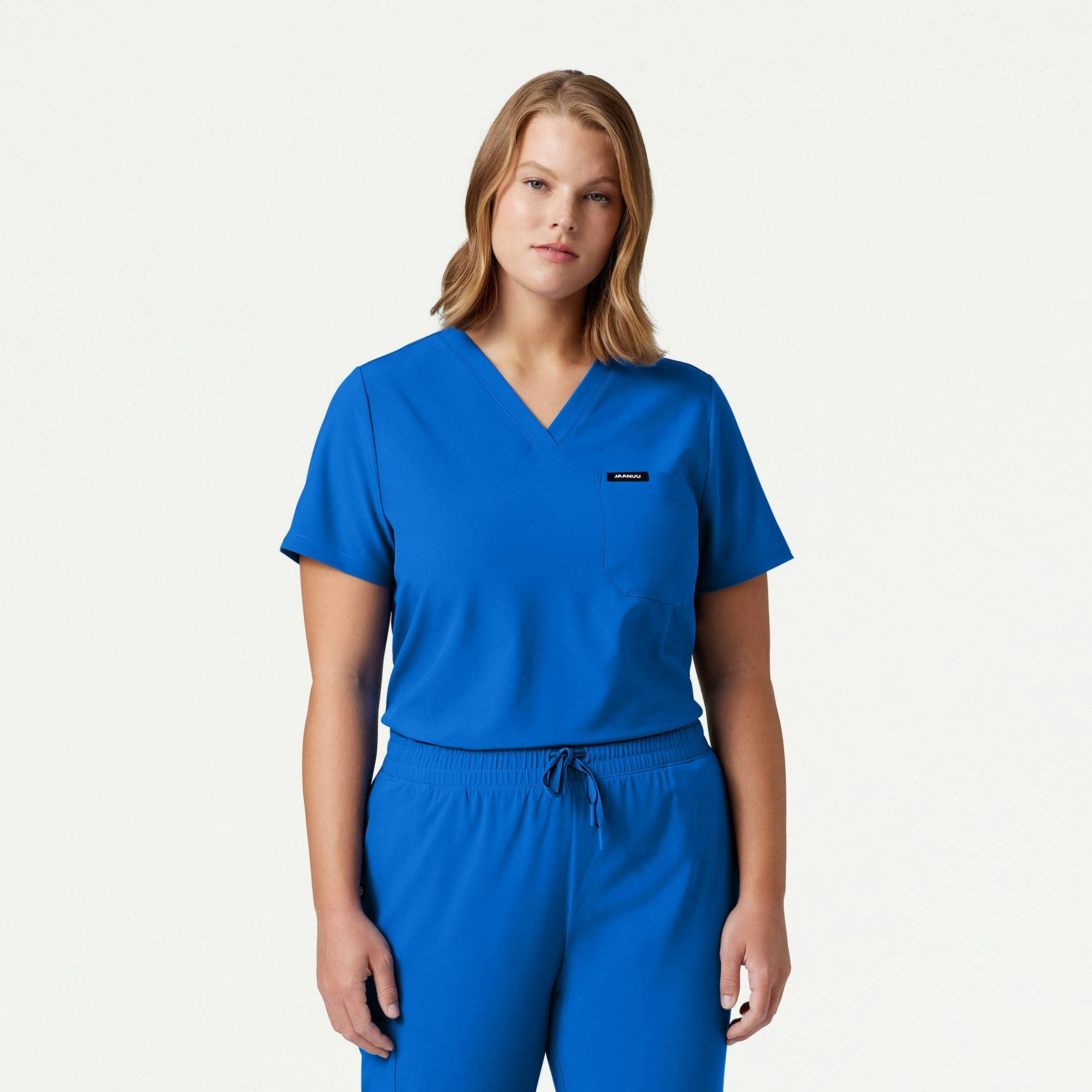 Pret 1-Pocket Classic Scrub Top - Royal Blue