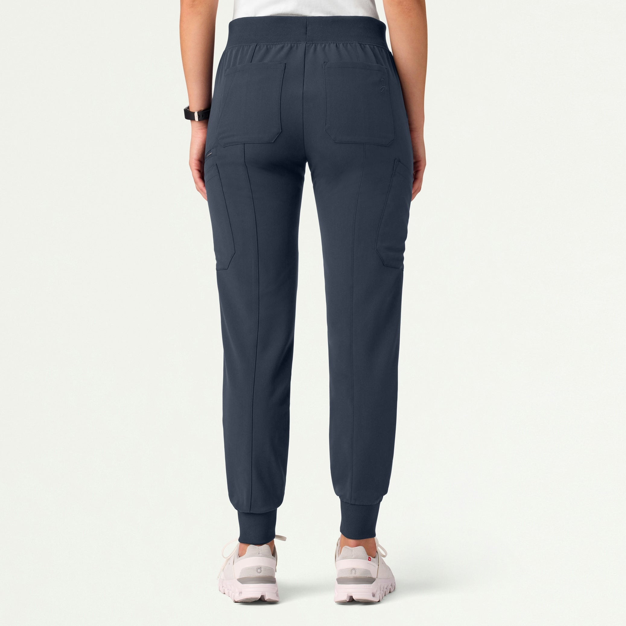 Liv Skinny 8-Pocket Scrub Jogger - Carbon Gray