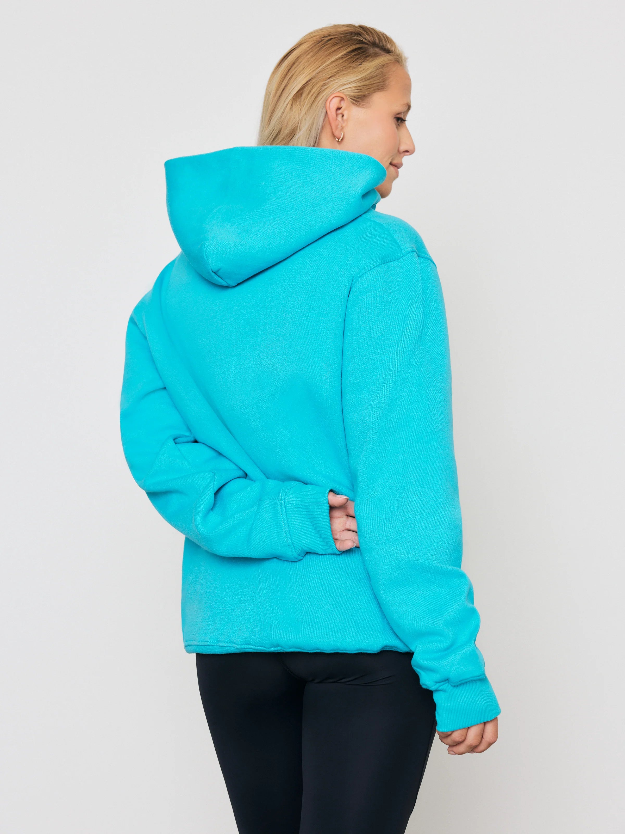 Premium Heavyweight Hoodie – Running Ted - Bali Blue - FINAL SALE
