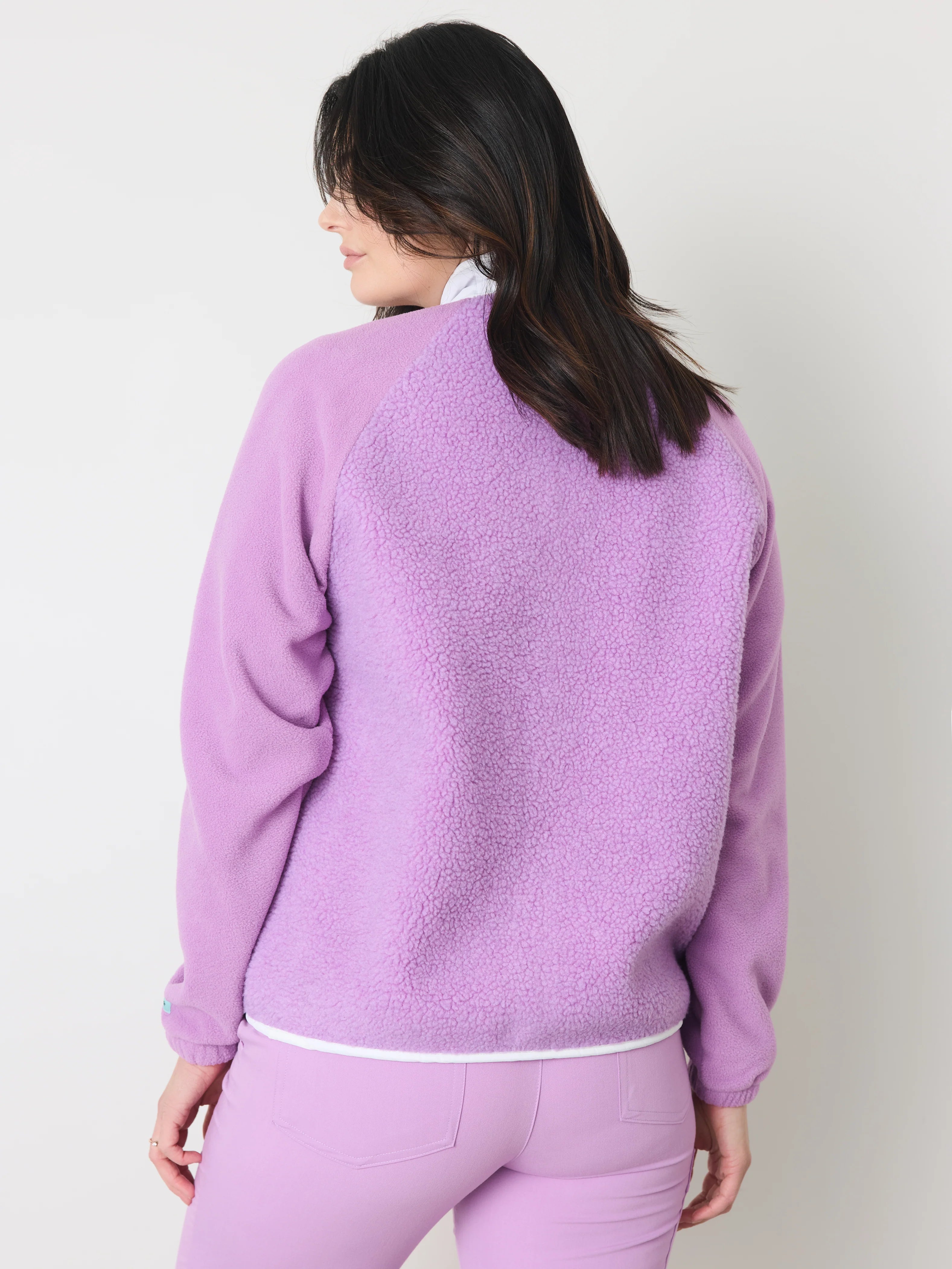 Sherpa Vest - Lilac