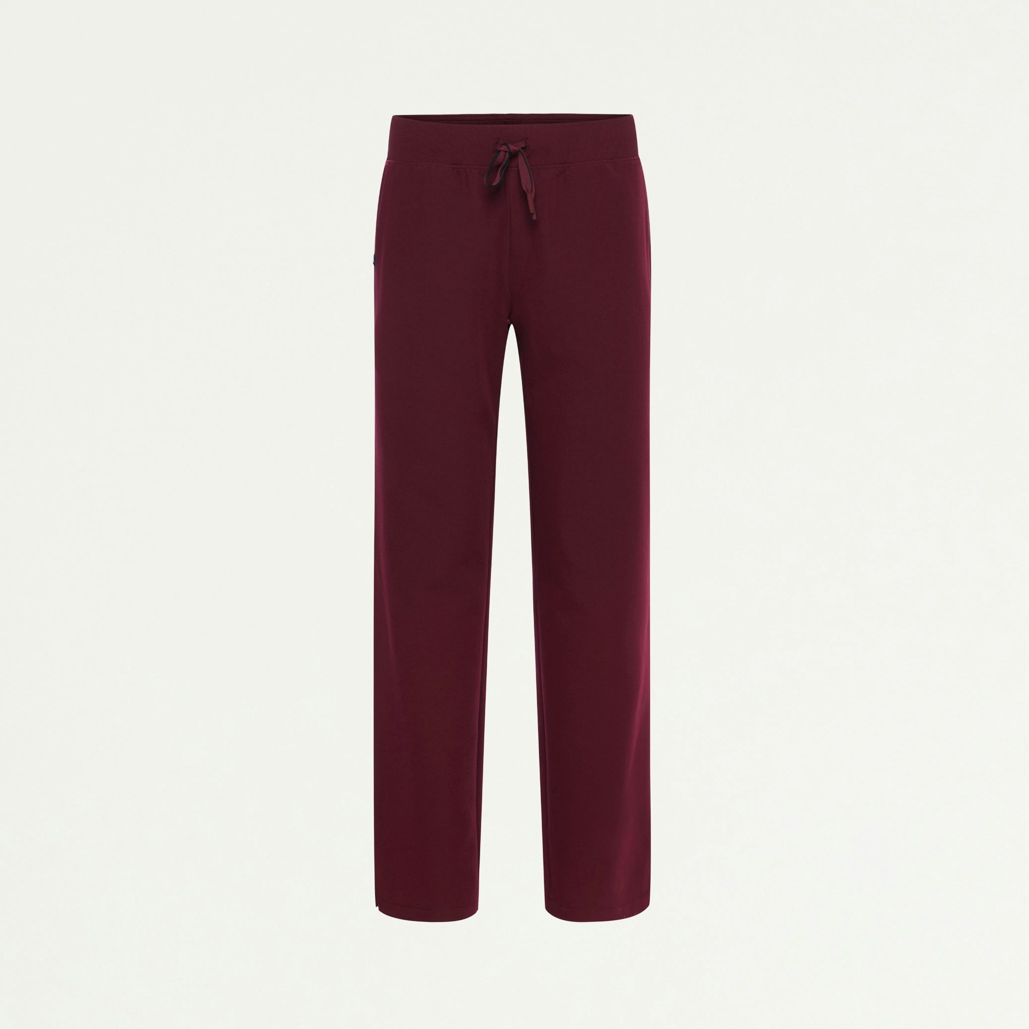 Xenos Essential Knit-Waist Scrub Pant - Burgundy