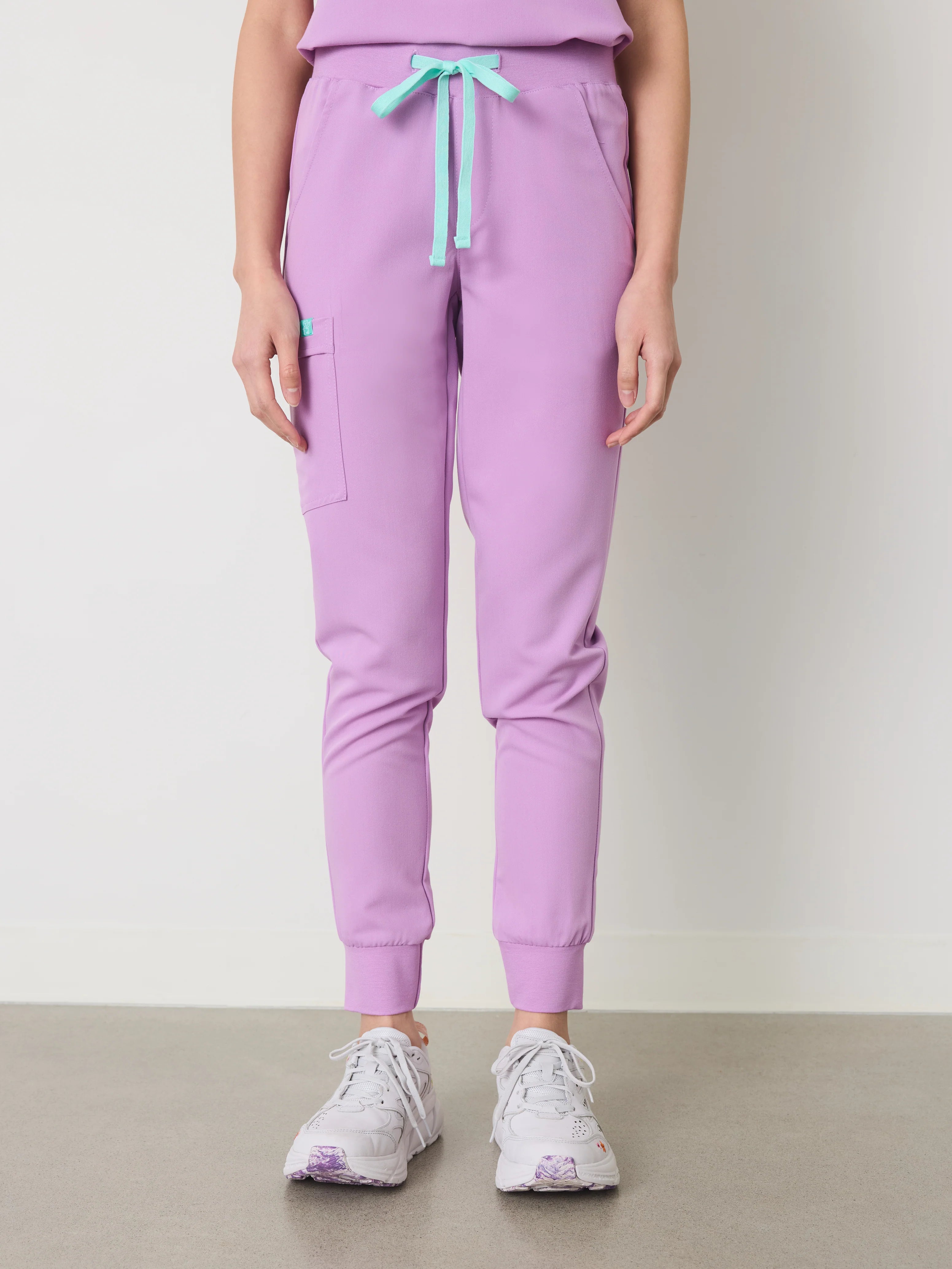 DEMI RE-GARDE™ - LILAC - Jogger Scrub Pants - SILVADUR™