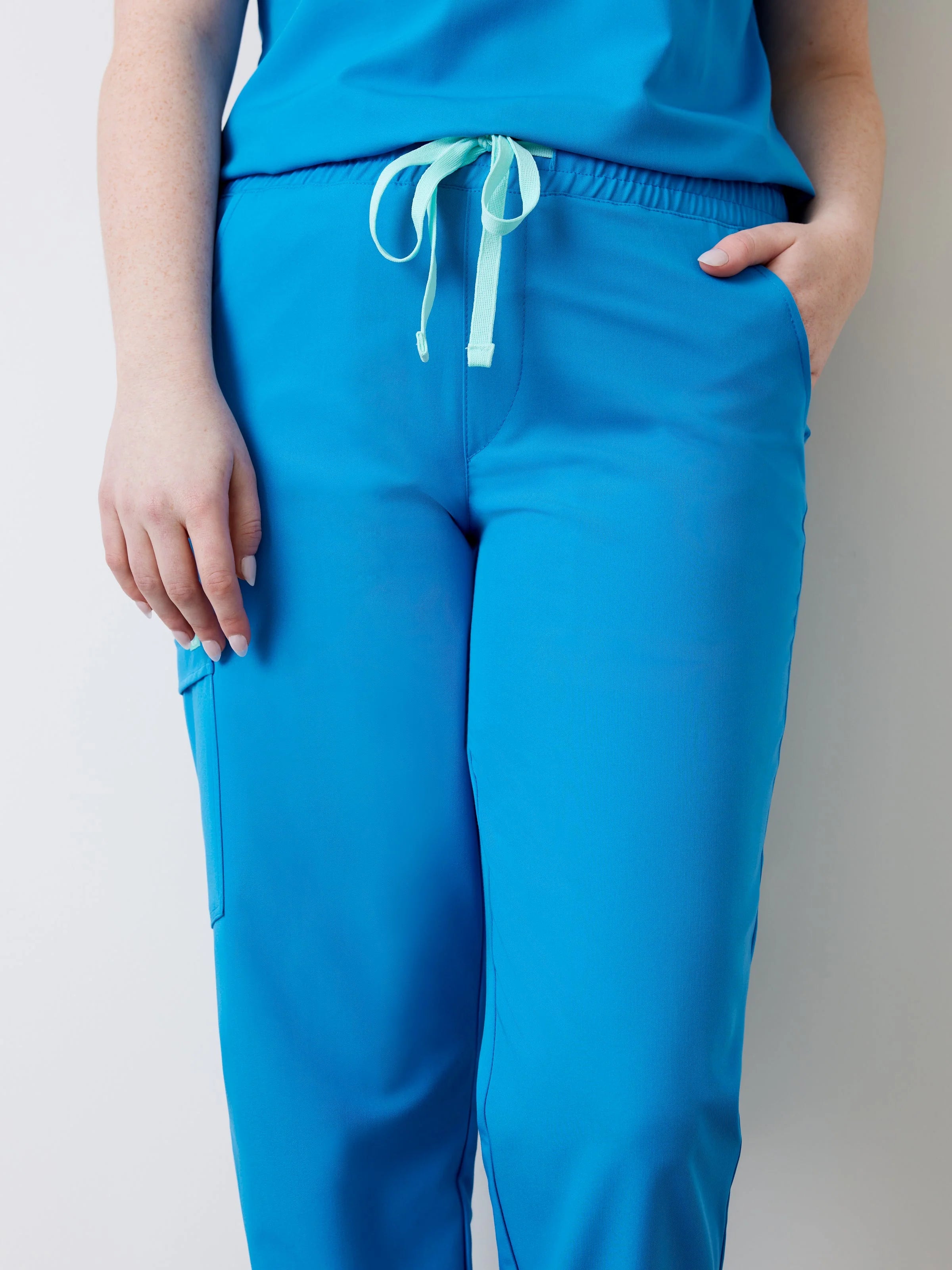ROSIE RE-GARDE™ - AZURE BLUE - Jogger Scrub Pants - Final Sale