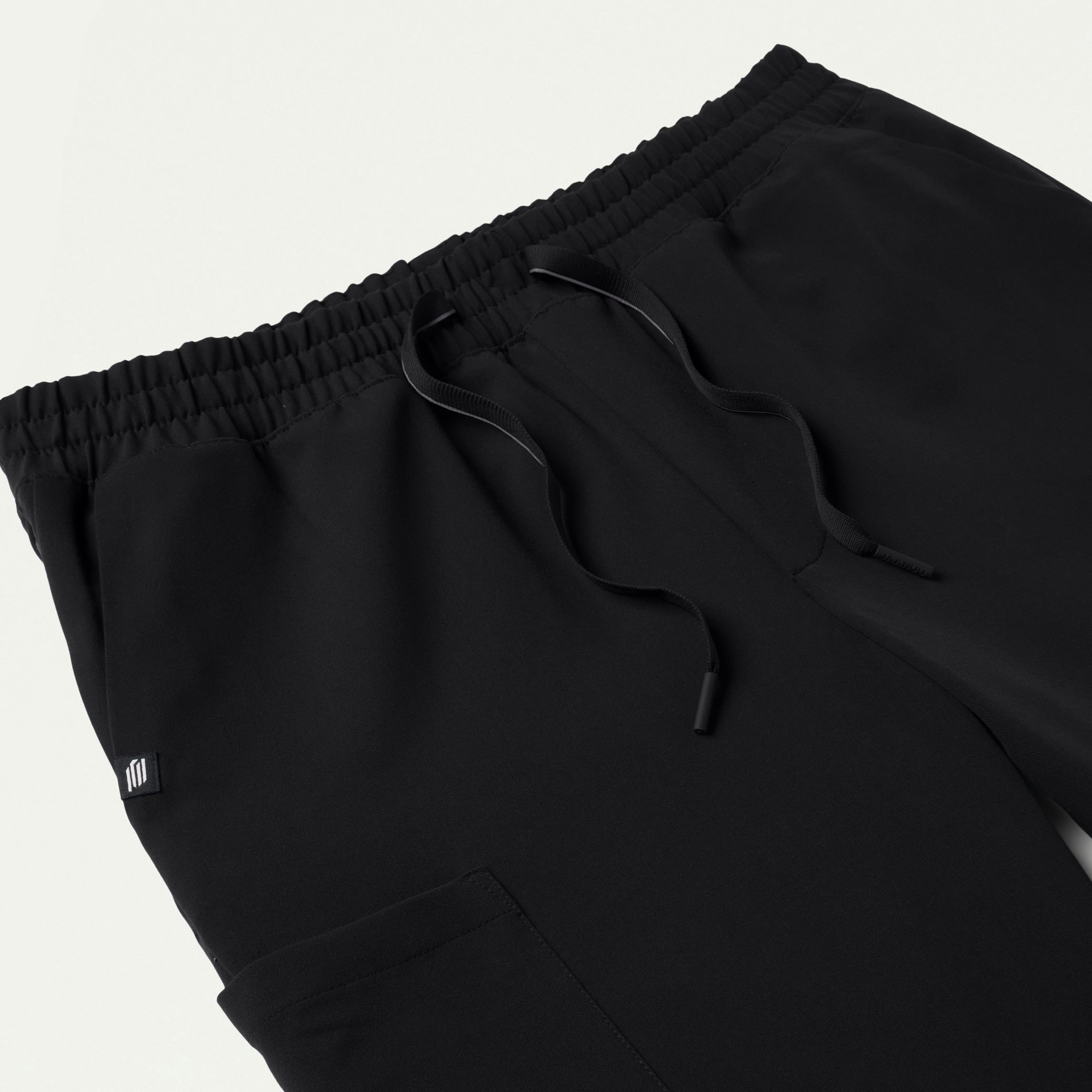 Rhodes Slim Crossover Scrub Jogger - Black