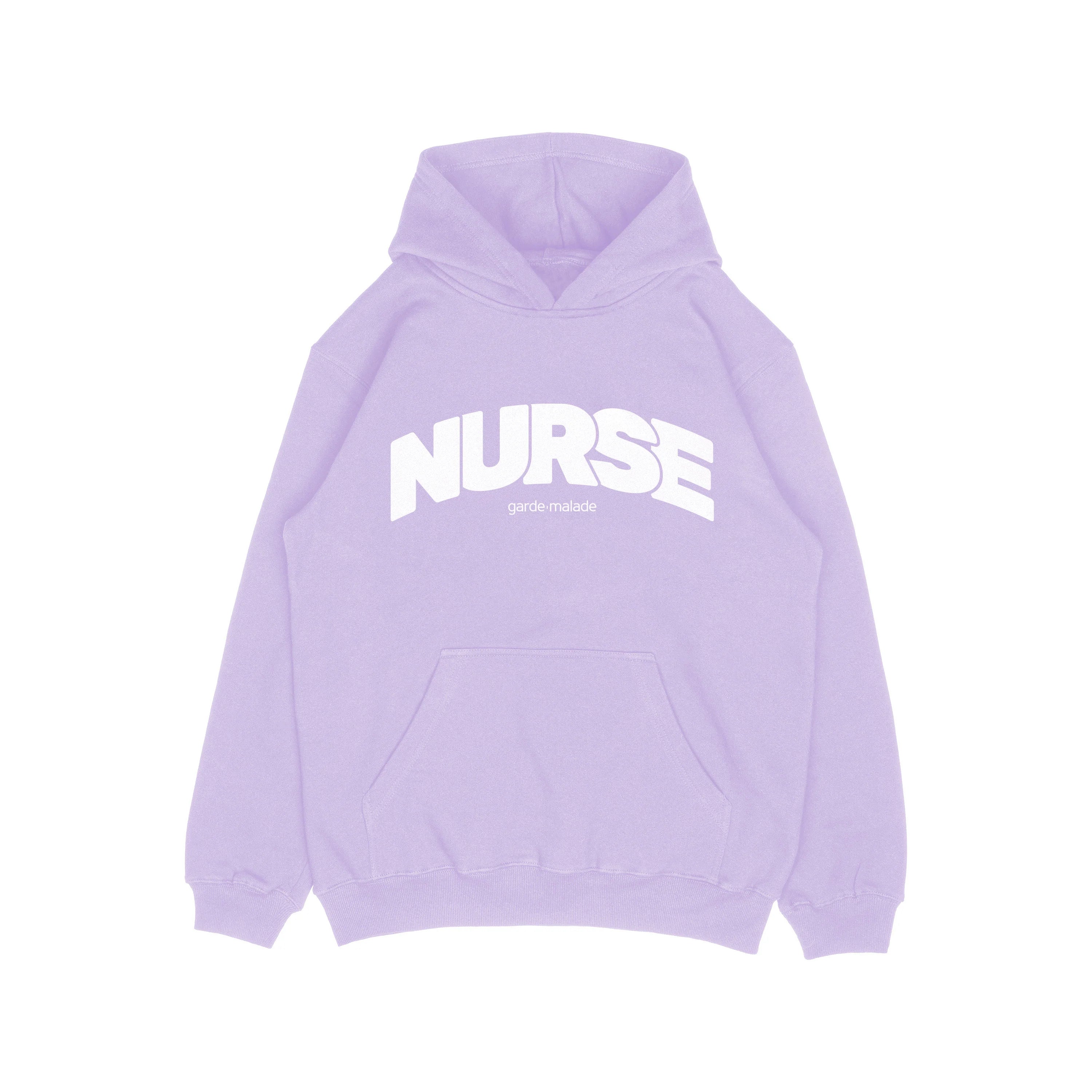 Premium Heavyweight Hoodie - NURSE - Lavender
