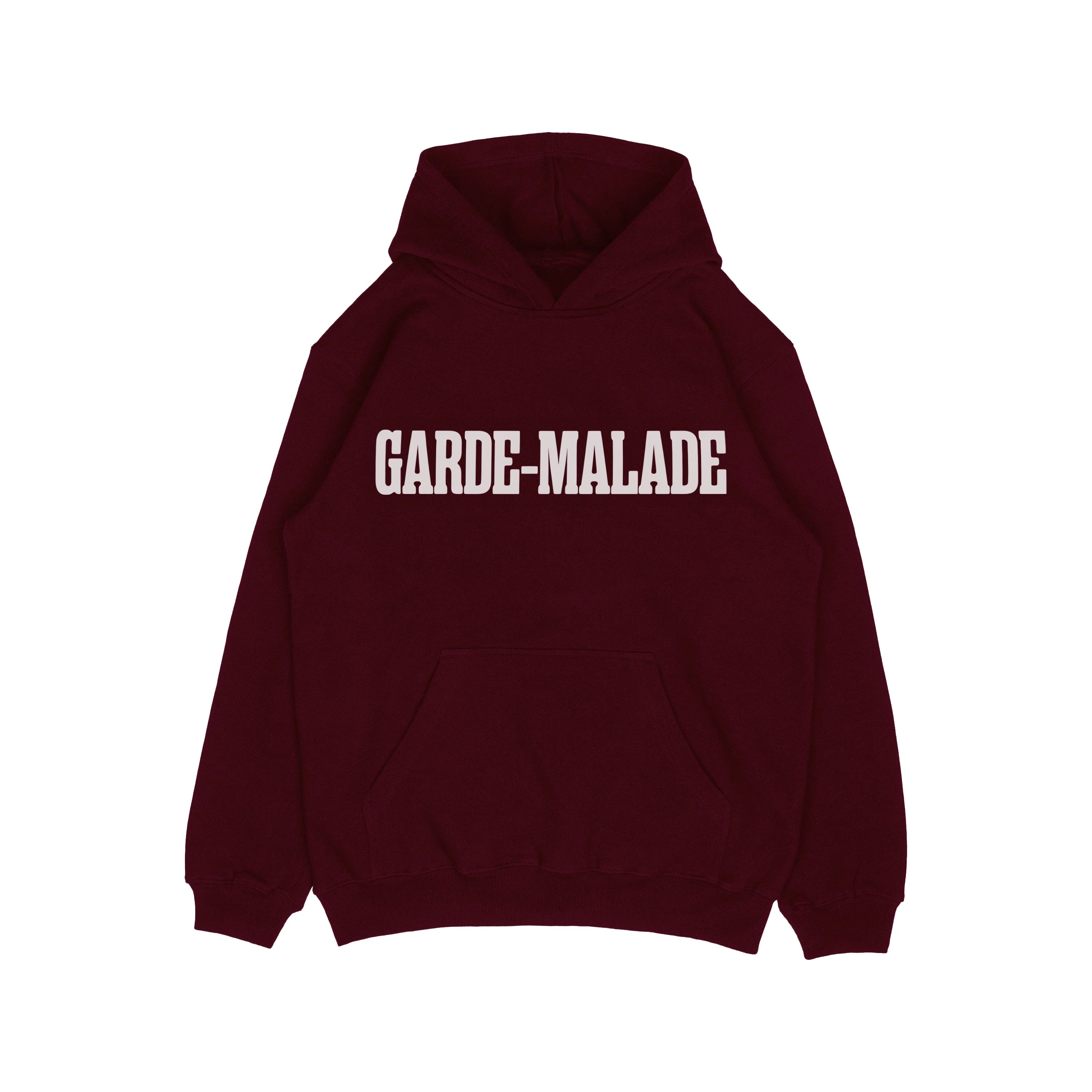 Premium Heavyweight Hoodie - Garde-Malade - Burgundy
