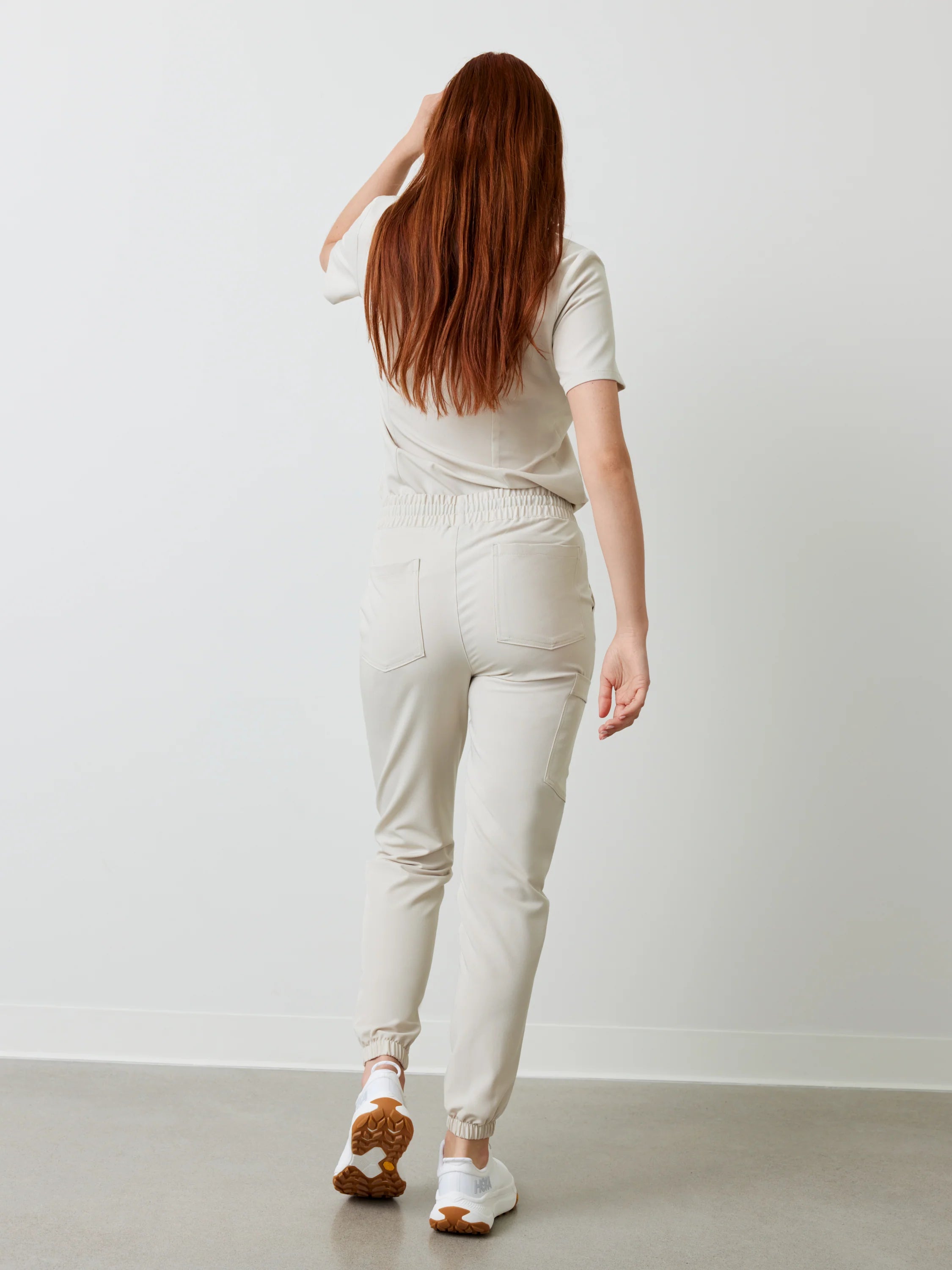 ROSIE RE-GARDE™ - BOHO BEIGE - Jogger Scrub Pants - Final Sale