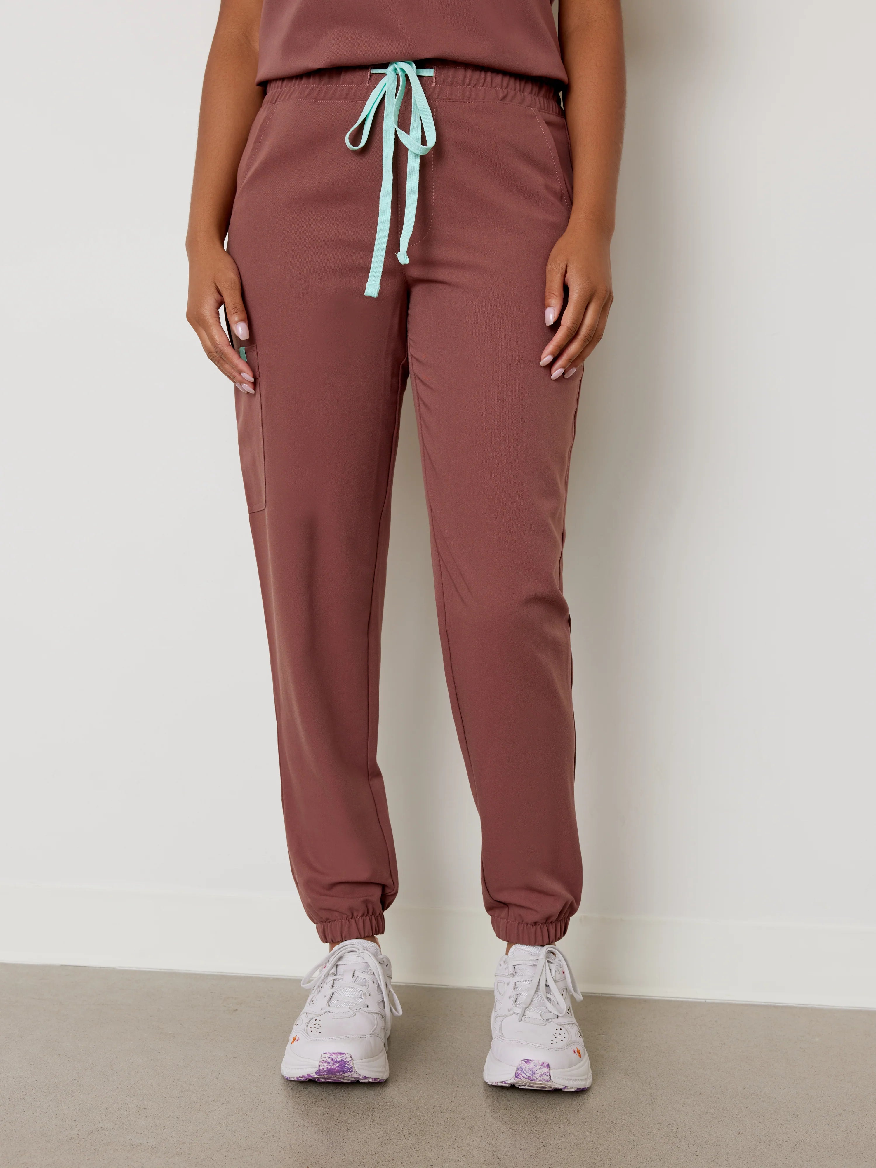 ROSIE RE-GARDE™ - MAROON - Jogger Scrub Pants - SILVADUR™ - Final Sale