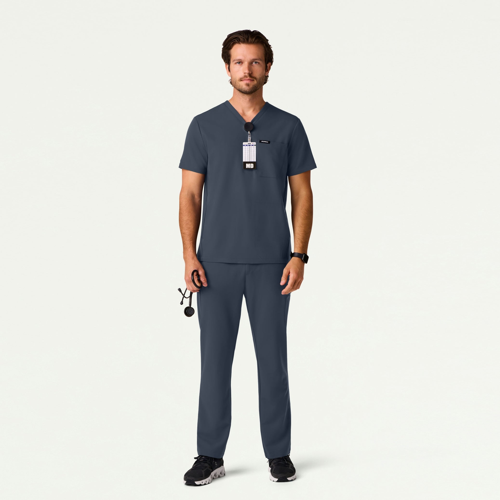 Tyro 8-Pocket Straight-Leg Scrub Pant - Carbon Gray
