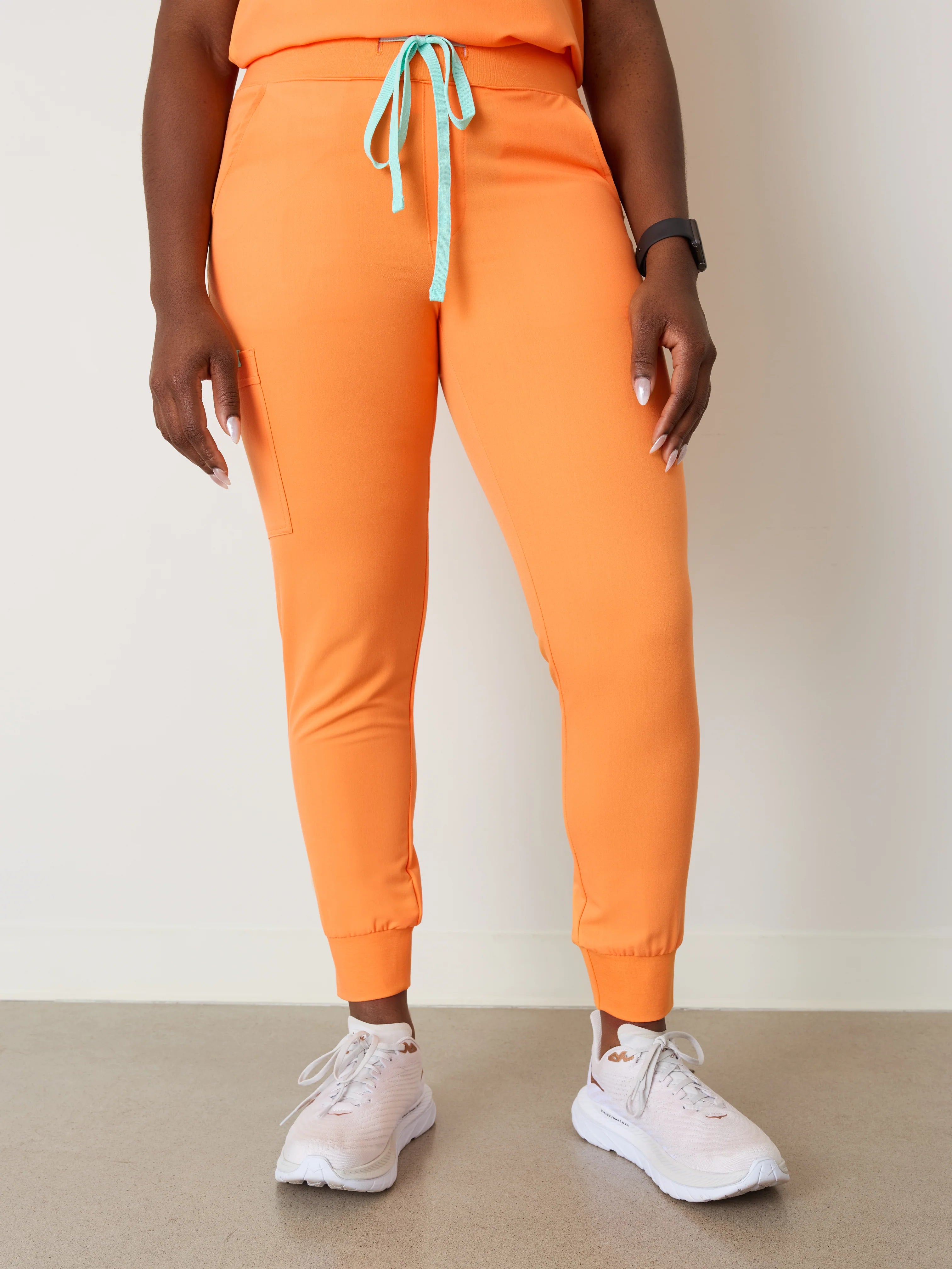 DEMI RE-GARDE™ - NECTARINE - Jogger Scrub Pants - SILVADUR™