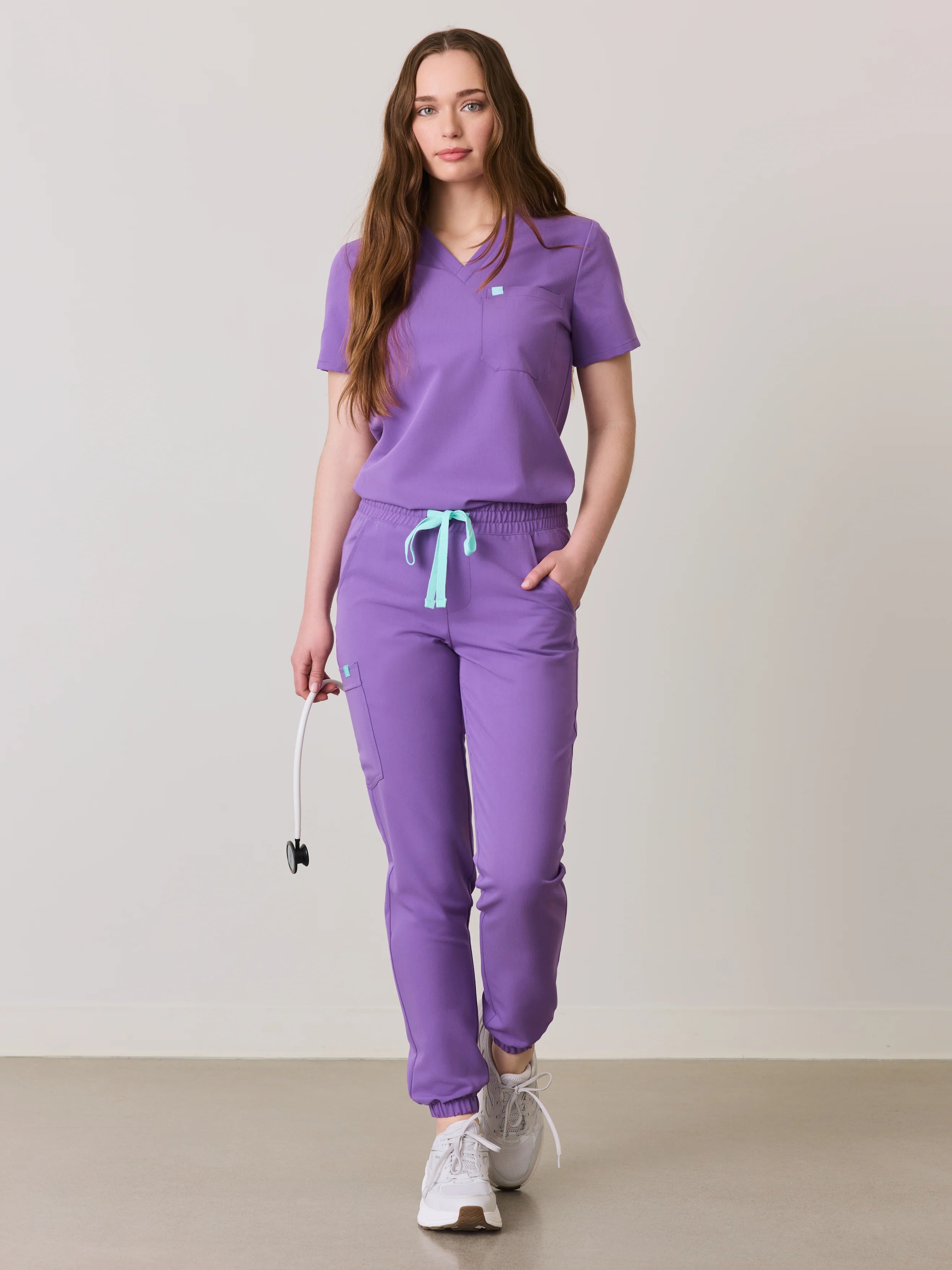 ROSIE RE-GARDE™ - ROYAL LILAC - Jogger Scrub Pants - SILVADUR™