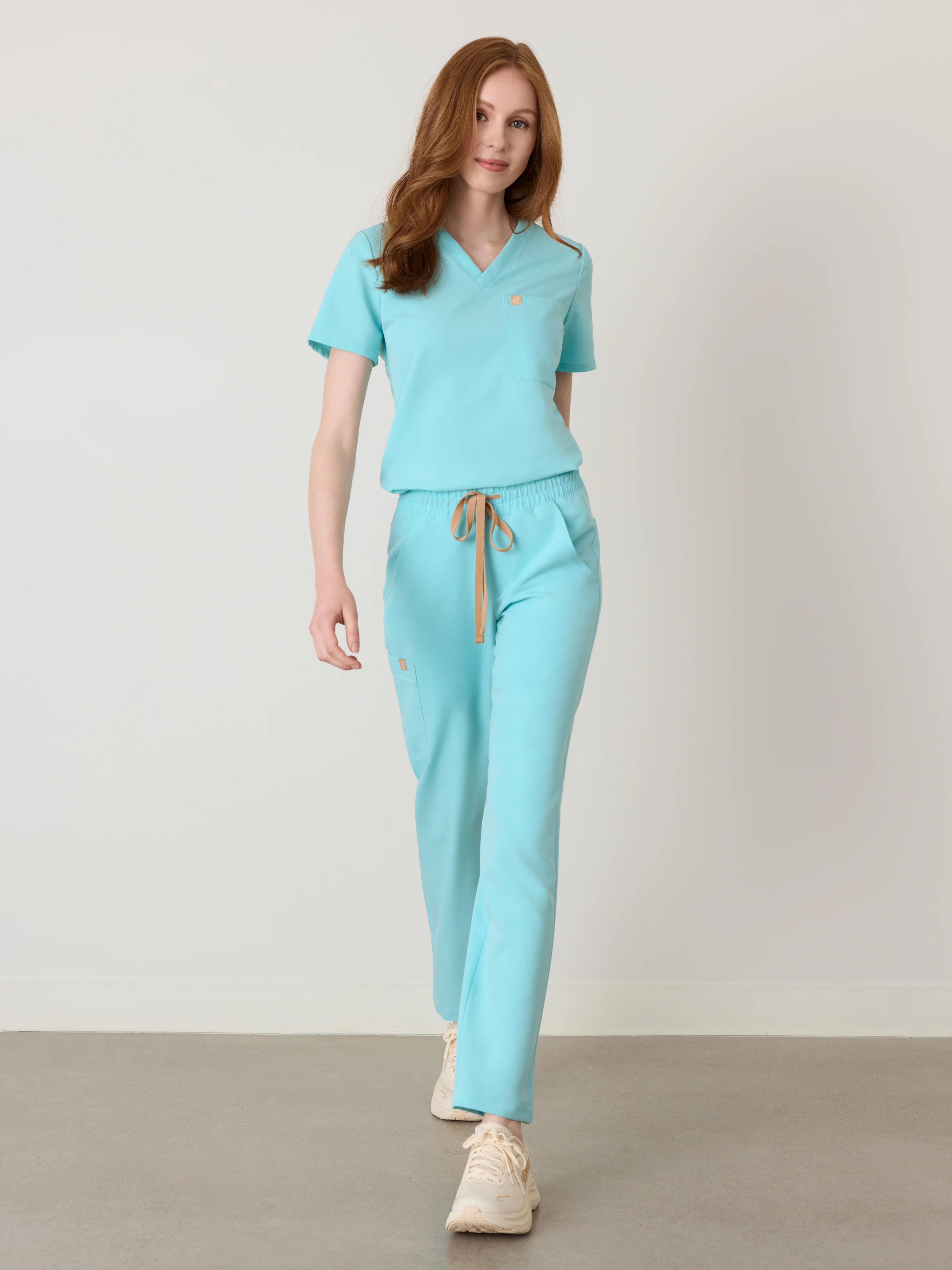 JULIETA RE-GARDE™ - OCEAN TIDE - Straight Cut Scrub Pants - SILVADUR™