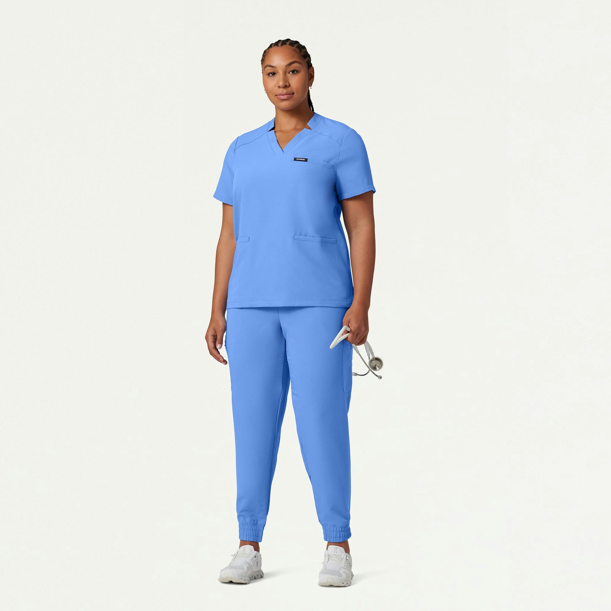 Neo Everyday Cargo Scrub Jogger - Ceil Blue