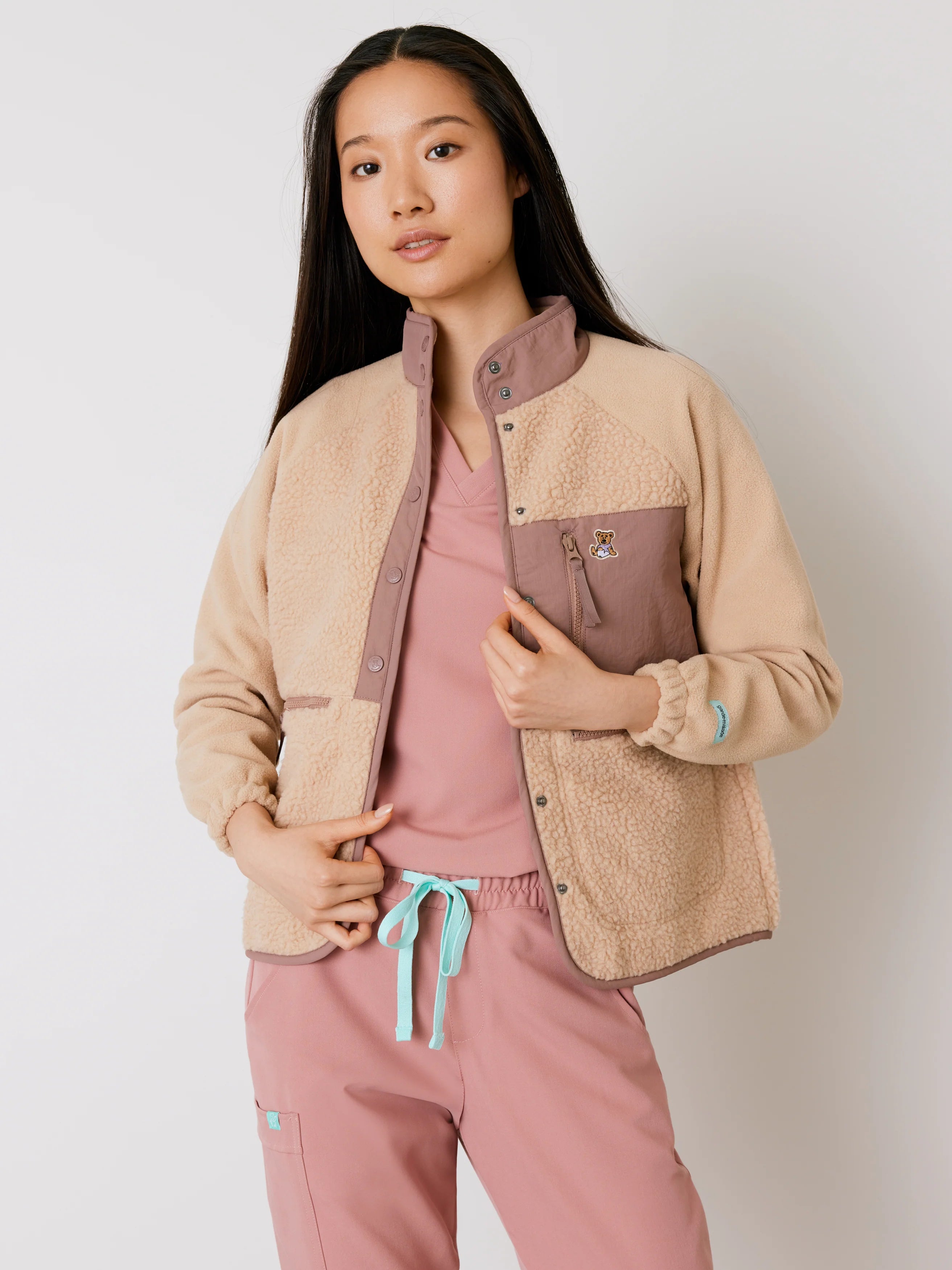 Sherpa Vest - Beige - FINAL SALE
