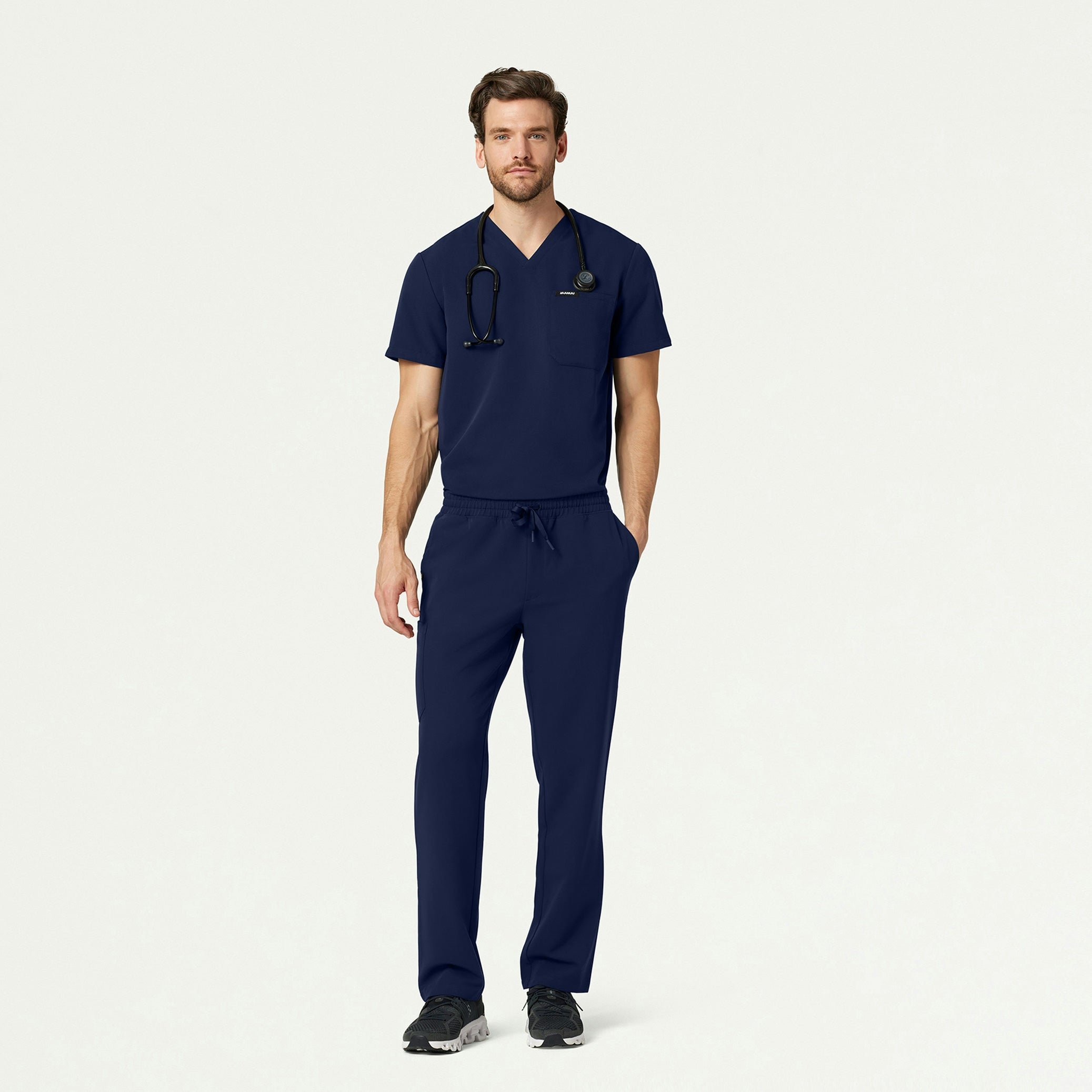 Rhodes Everyday Straight-Leg Scrub Pant - Midnight Navy