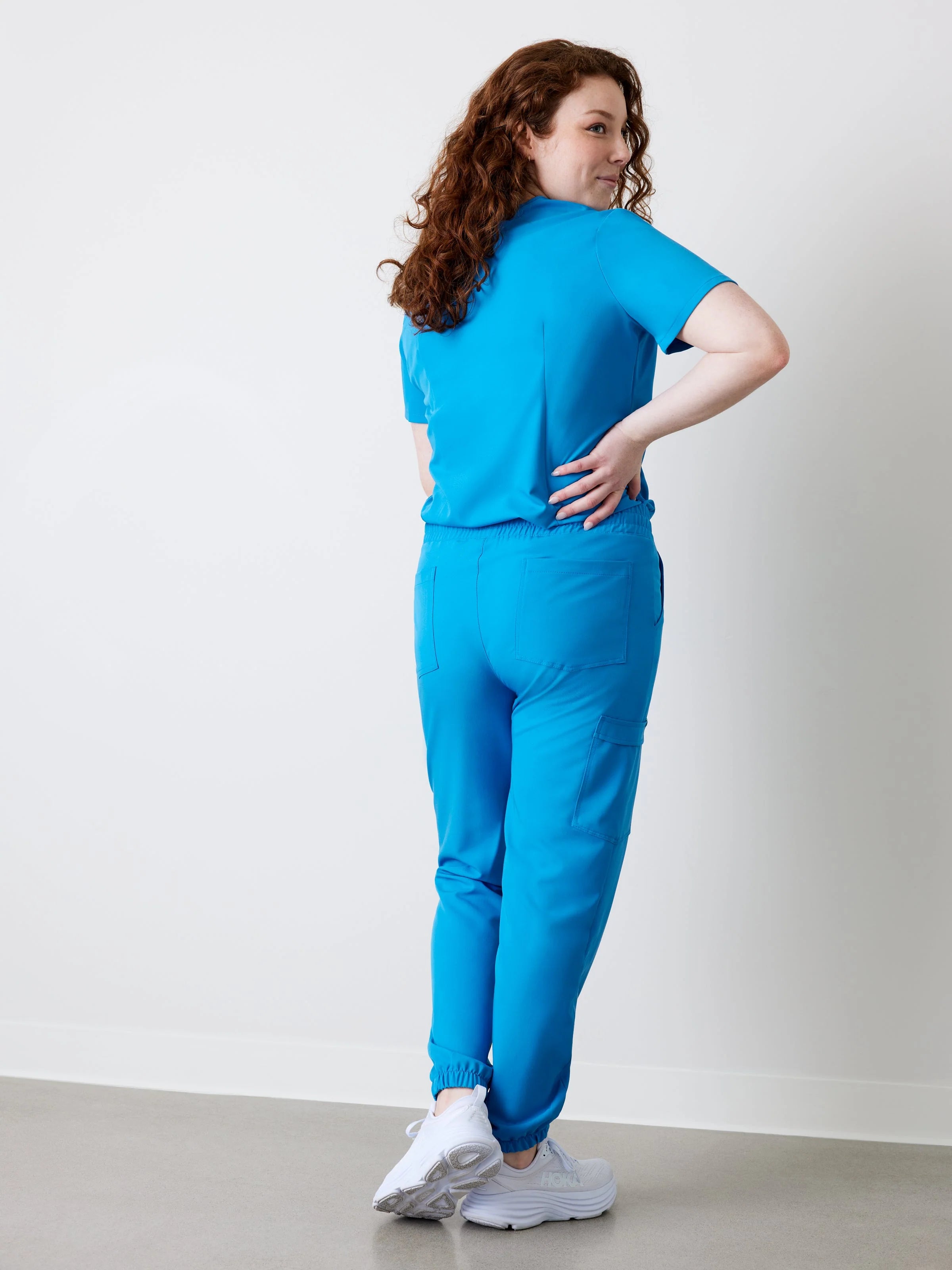 ROSIE RE-GARDE™ - AZURE BLUE - Jogger Scrub Pants - Final Sale