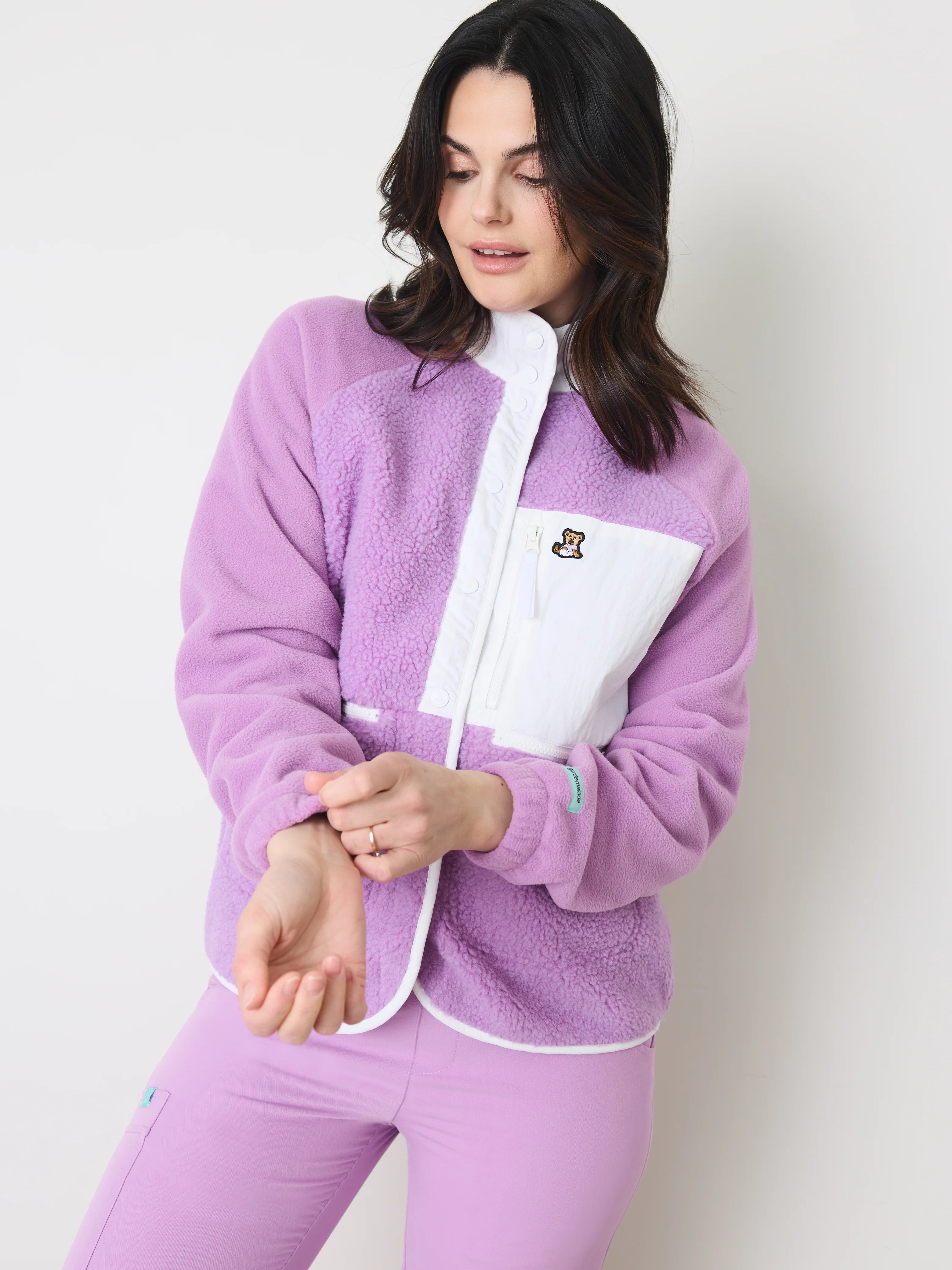 Sherpa Vest - Lilac
