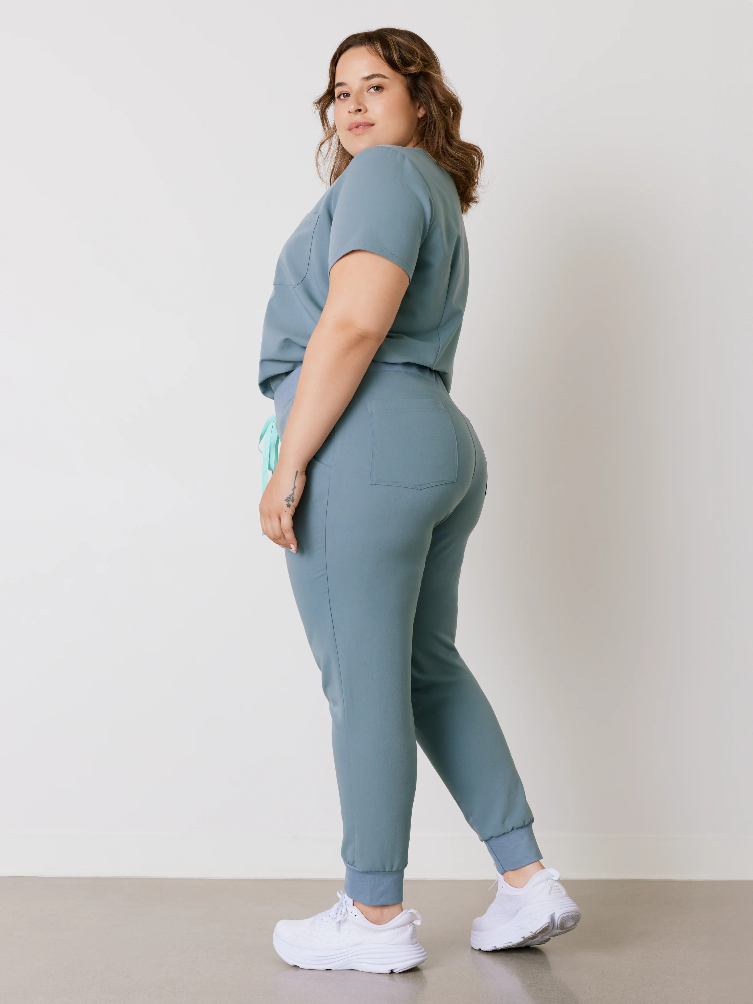 DEMI RE-GARDE™ - OCEAN GREY - Jogger Scrub Pants - SILVADUR™ - Final Sale
