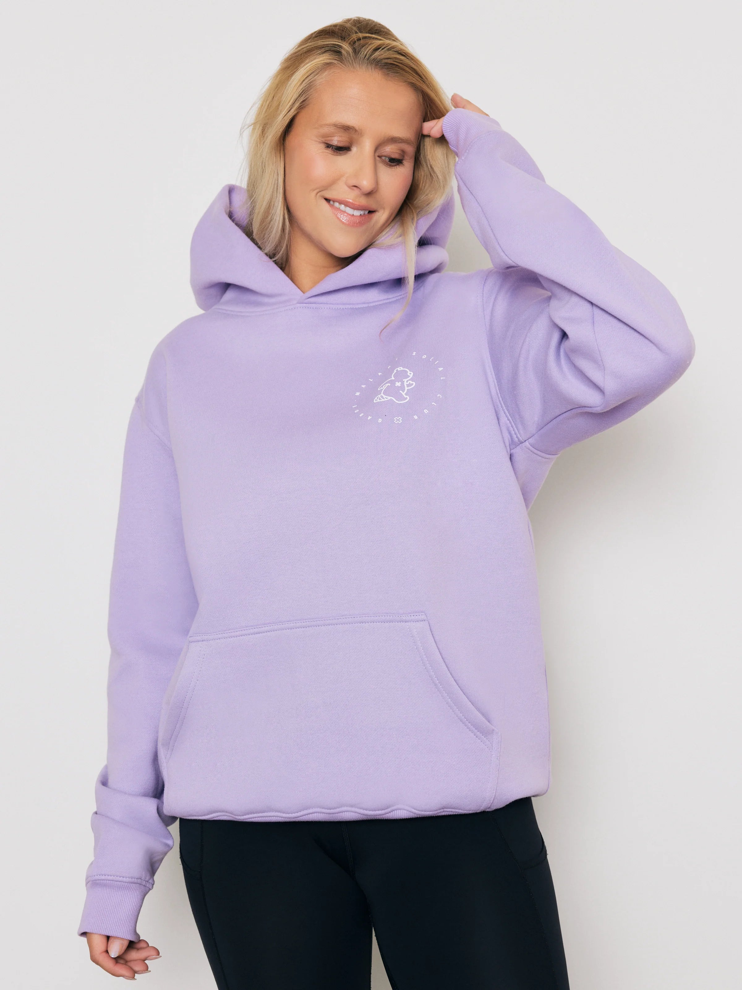 Premium Heavyweight Hoodie – Running Ted - Lavender - FINAL SALE