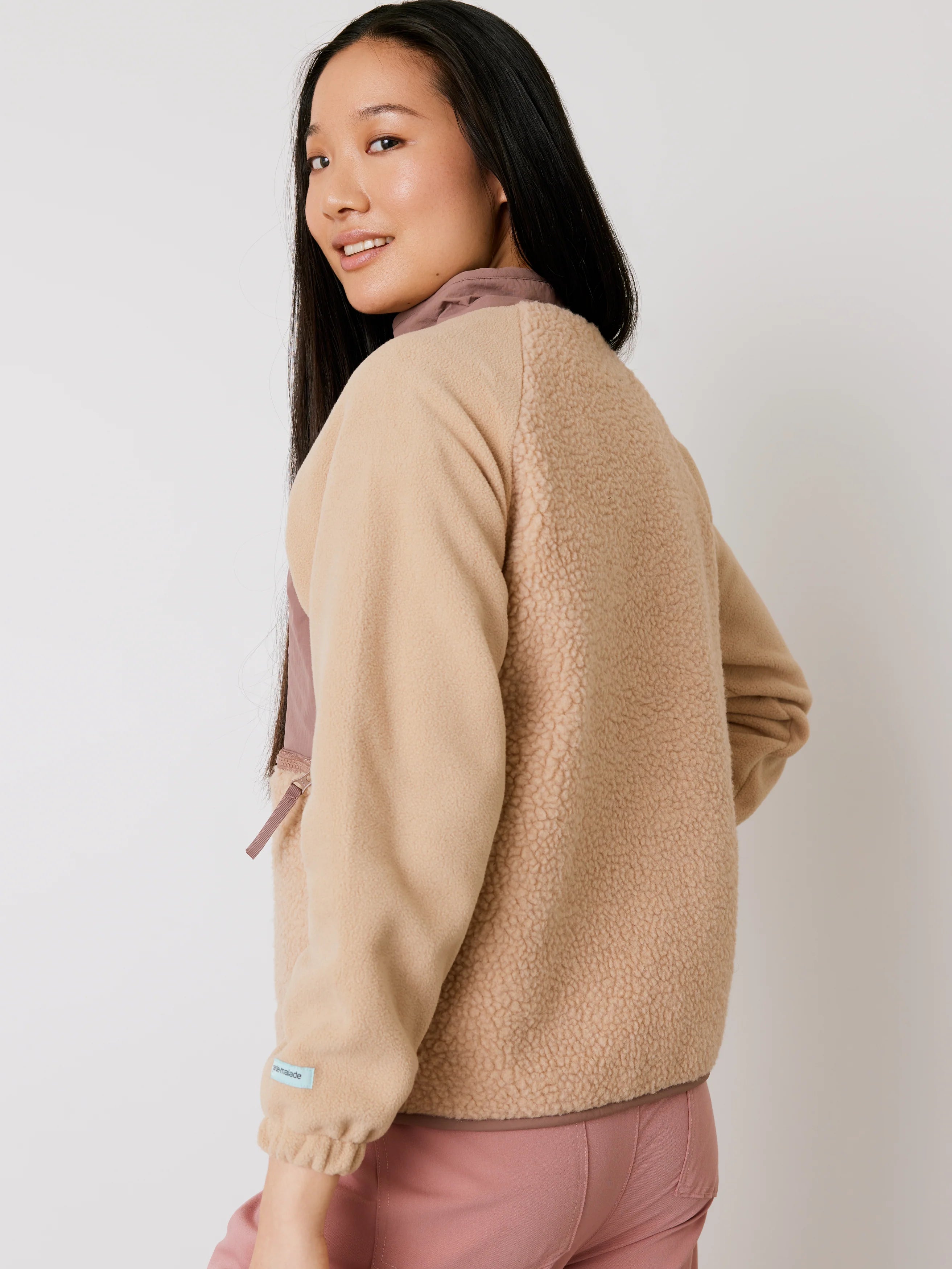 Sherpa Vest - Beige - FINAL SALE