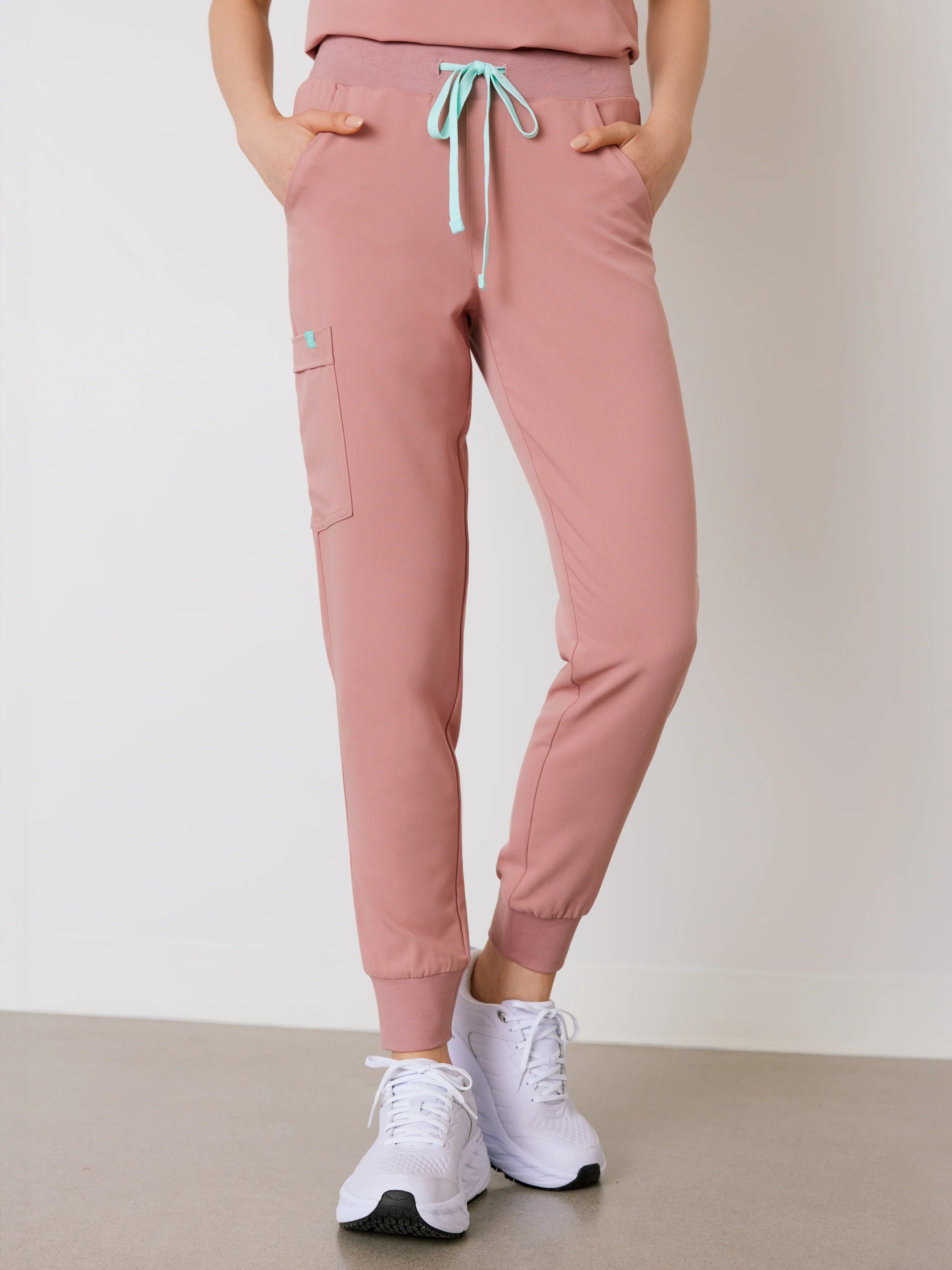 DEMI RE-GARDE™ - BLUSH - Jogger Scrub Pants - SILVADUR™ - Final Sale