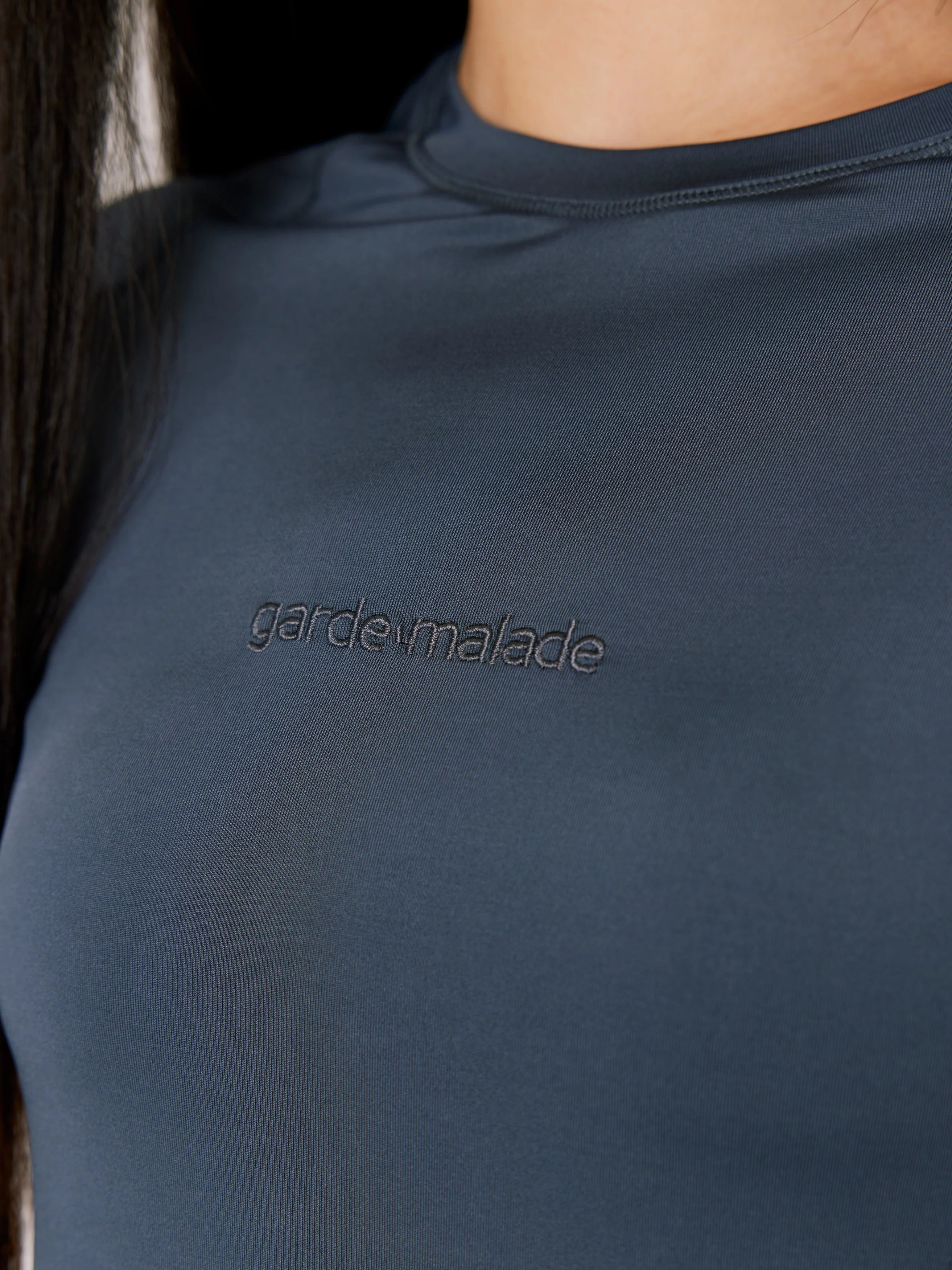Women High-Performance Underscrub - Slate Blue - Long Sleeves - Final Sale