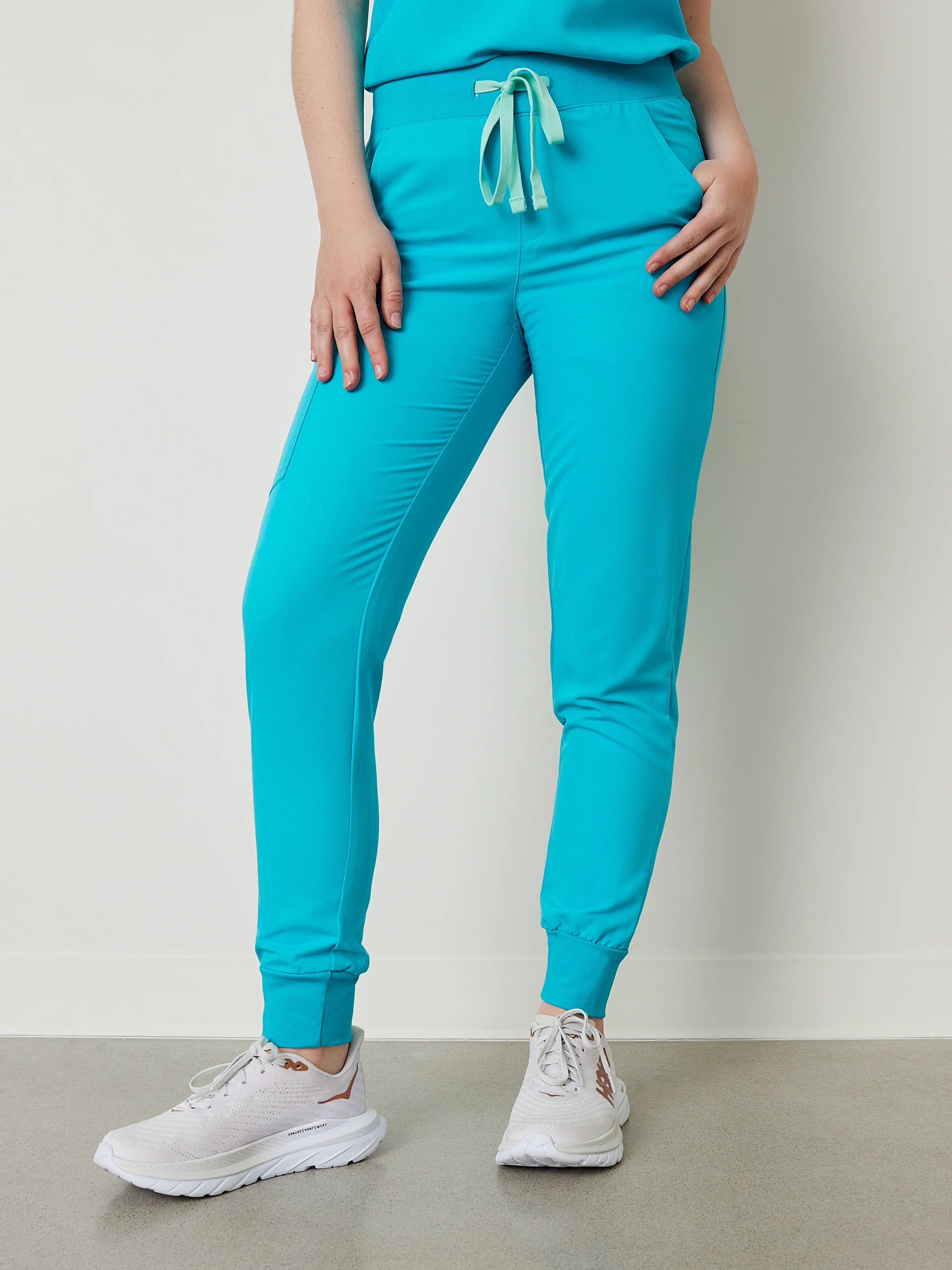 DEMI RE-GARDE™ - TURQUOISE - Jogger Scrub Pants - Final Sale