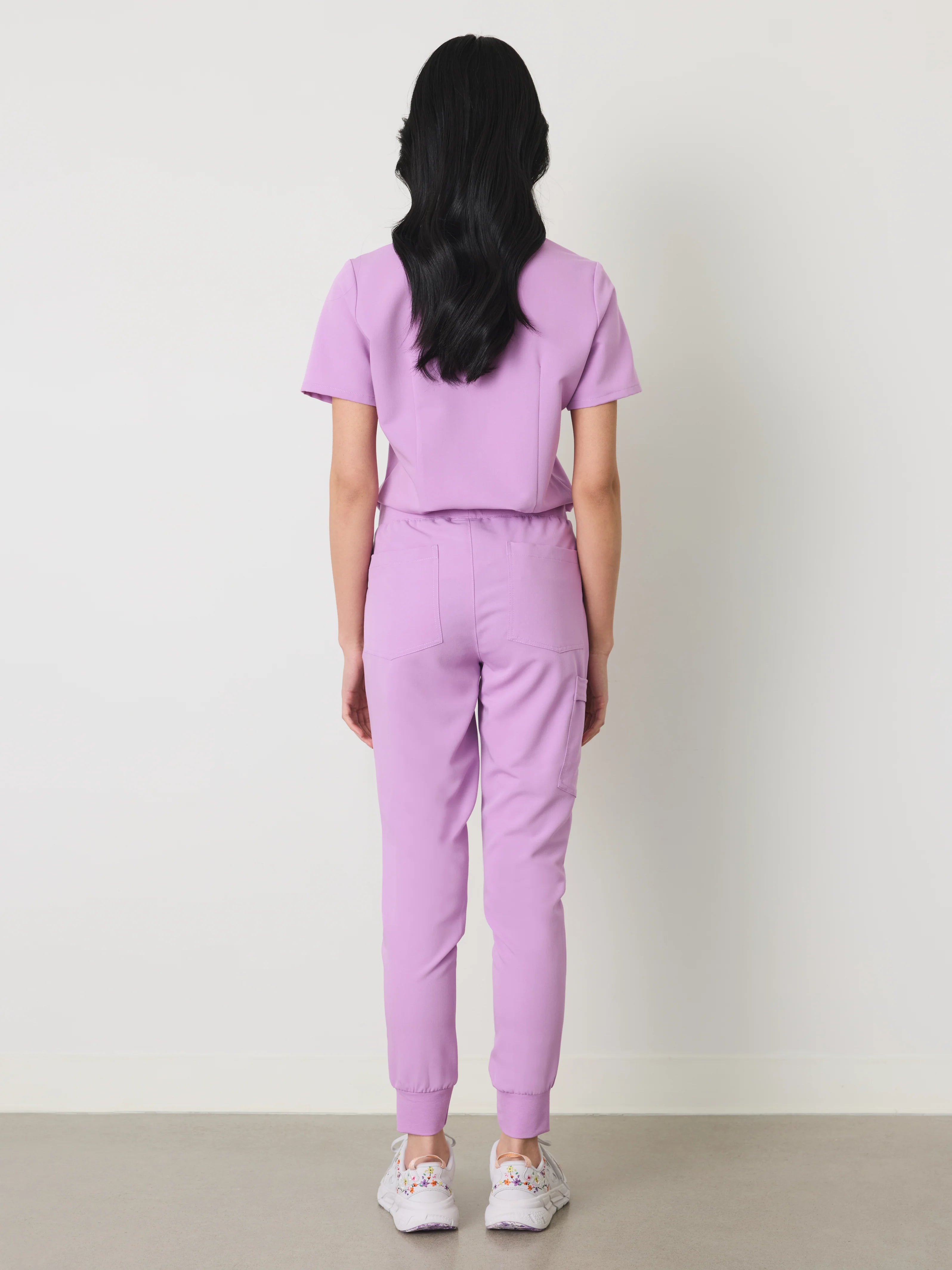 DEMI RE-GARDE™ - LILAC - Jogger Scrub Pants - SILVADUR™