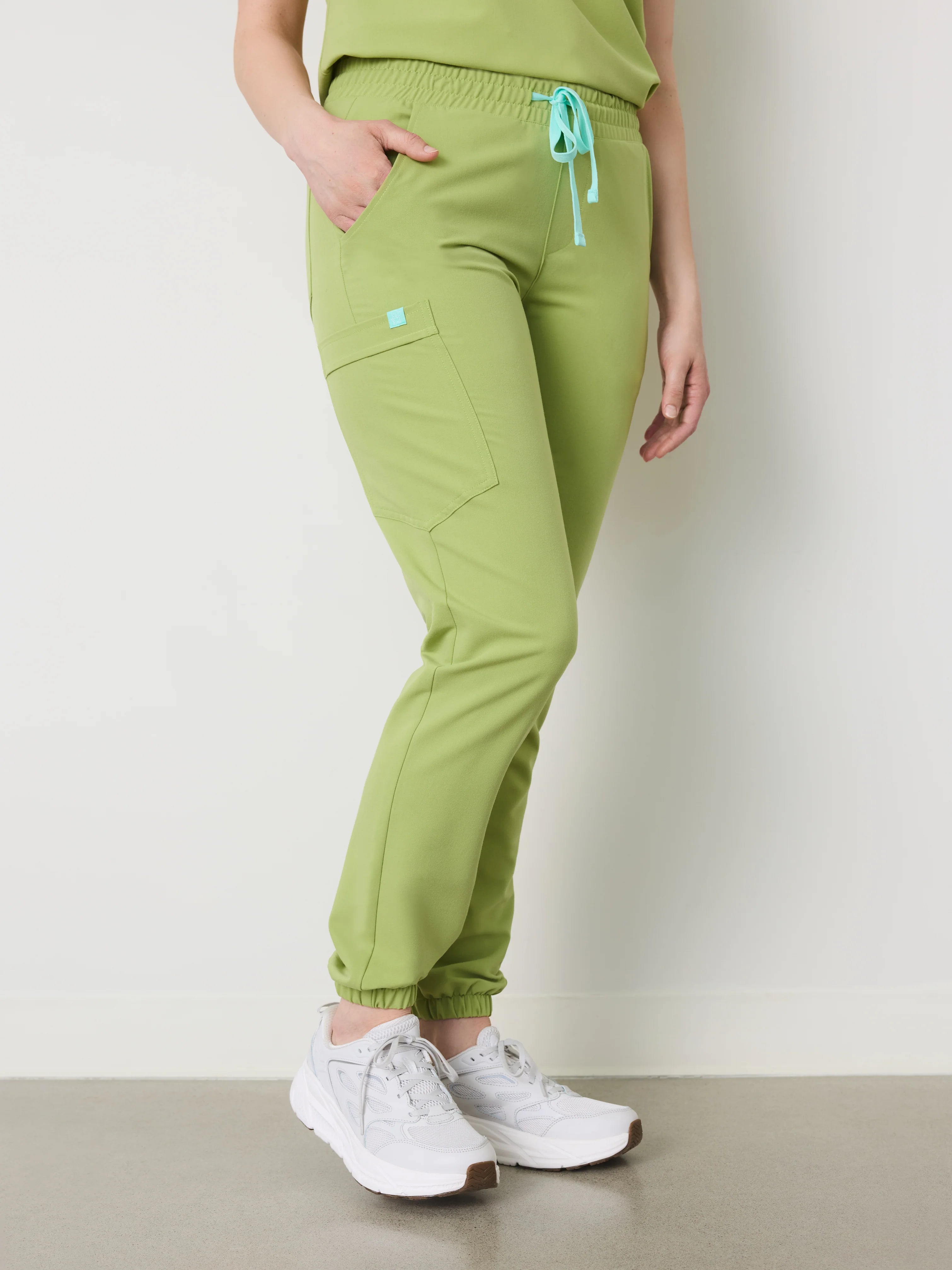 ROSIE RE-GARDE™ - MOSS GREEN - Jogger Scrub Pants - SILVADUR™ - Final Sale