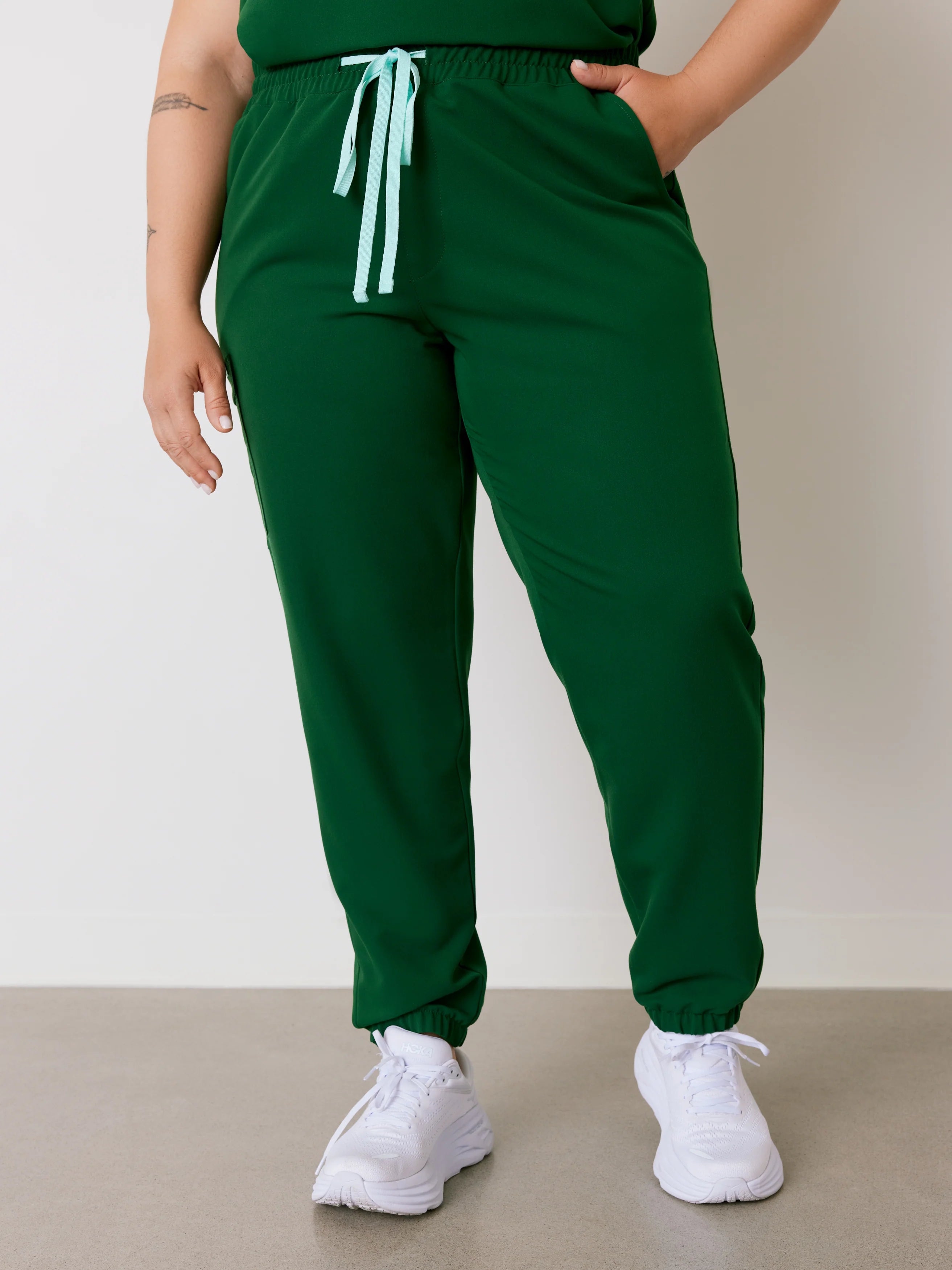 ROSIE RE-GARDE™ - EDEN GREEN - Jogger Scrub Pants - SILVADUR™ - Final Sale
