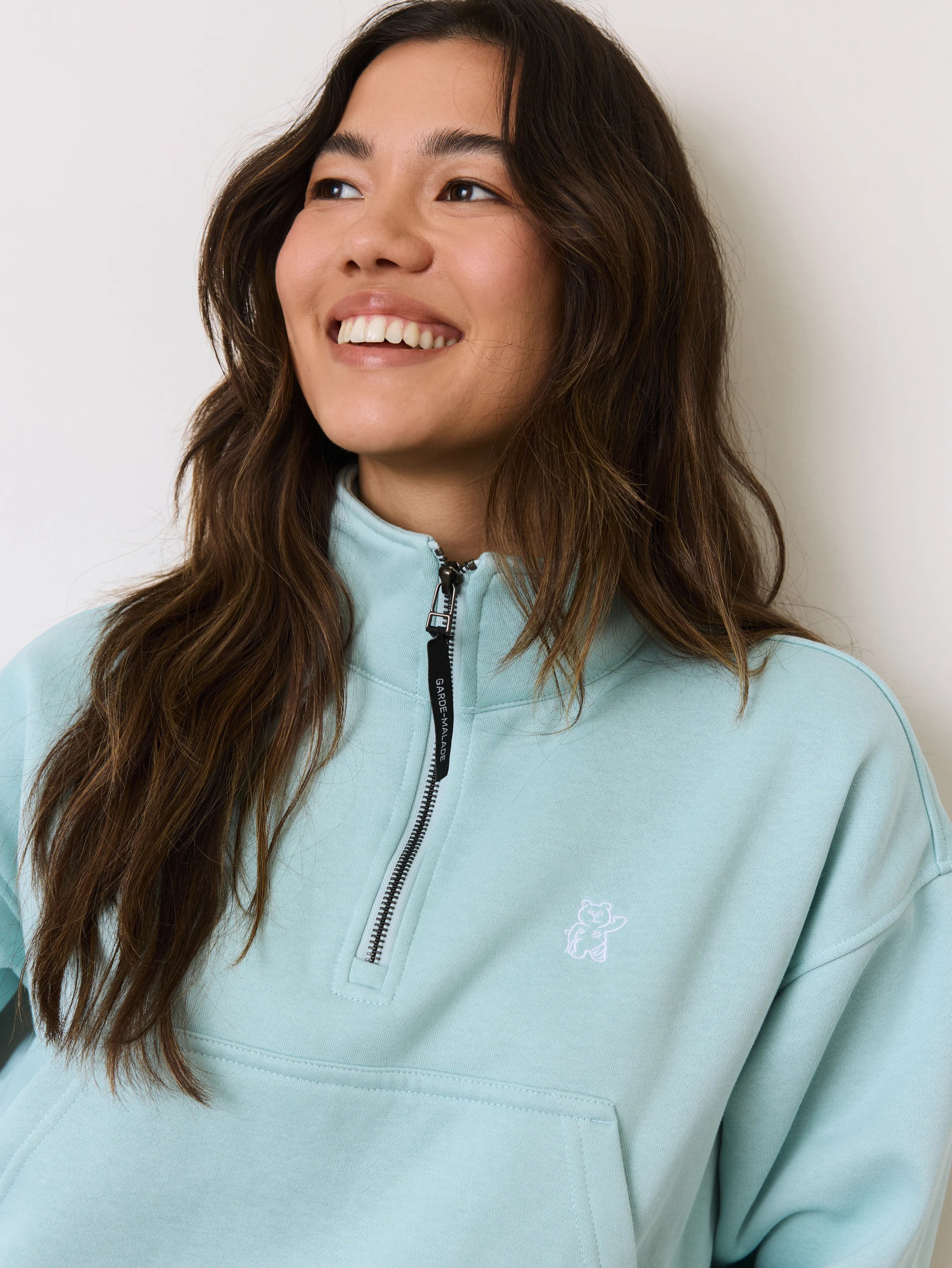 Half Zip Vest - Mint