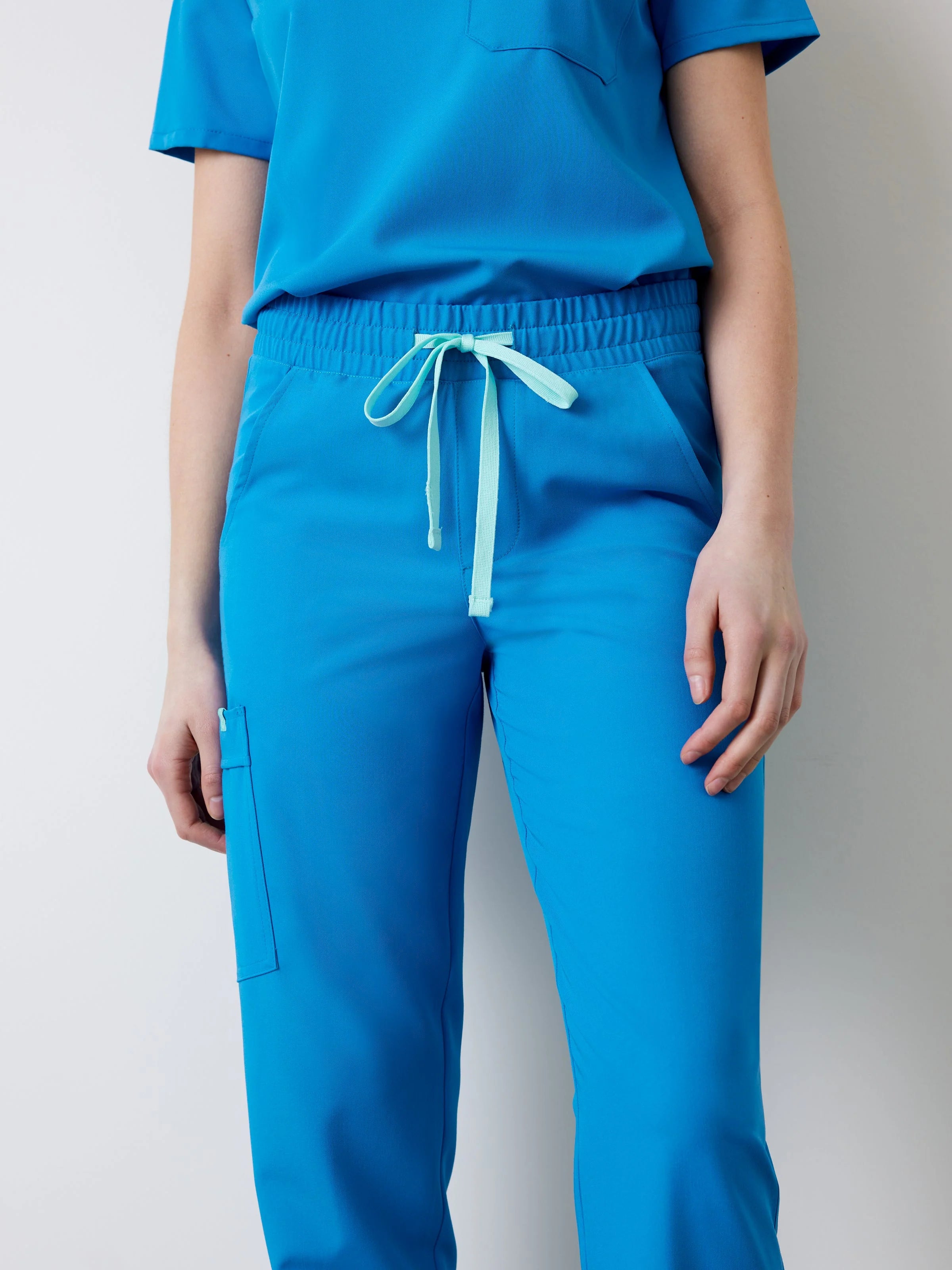 JULIETA RE-GARDE™ - AZURE BLUE - Straight Cut Scrub Pants - Final Sale