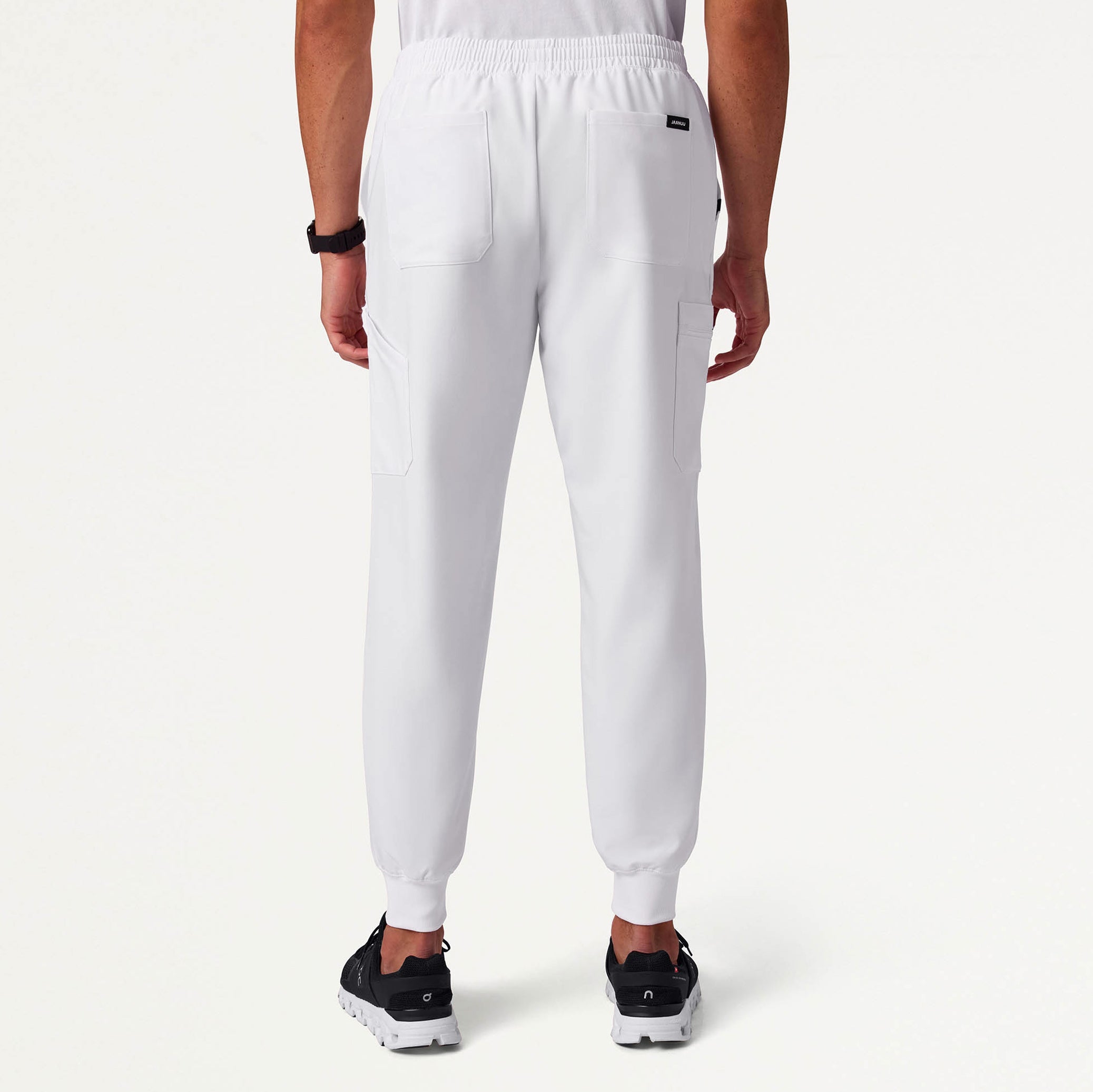 Osmo 8-Pocket Cargo Scrub Jogger - White