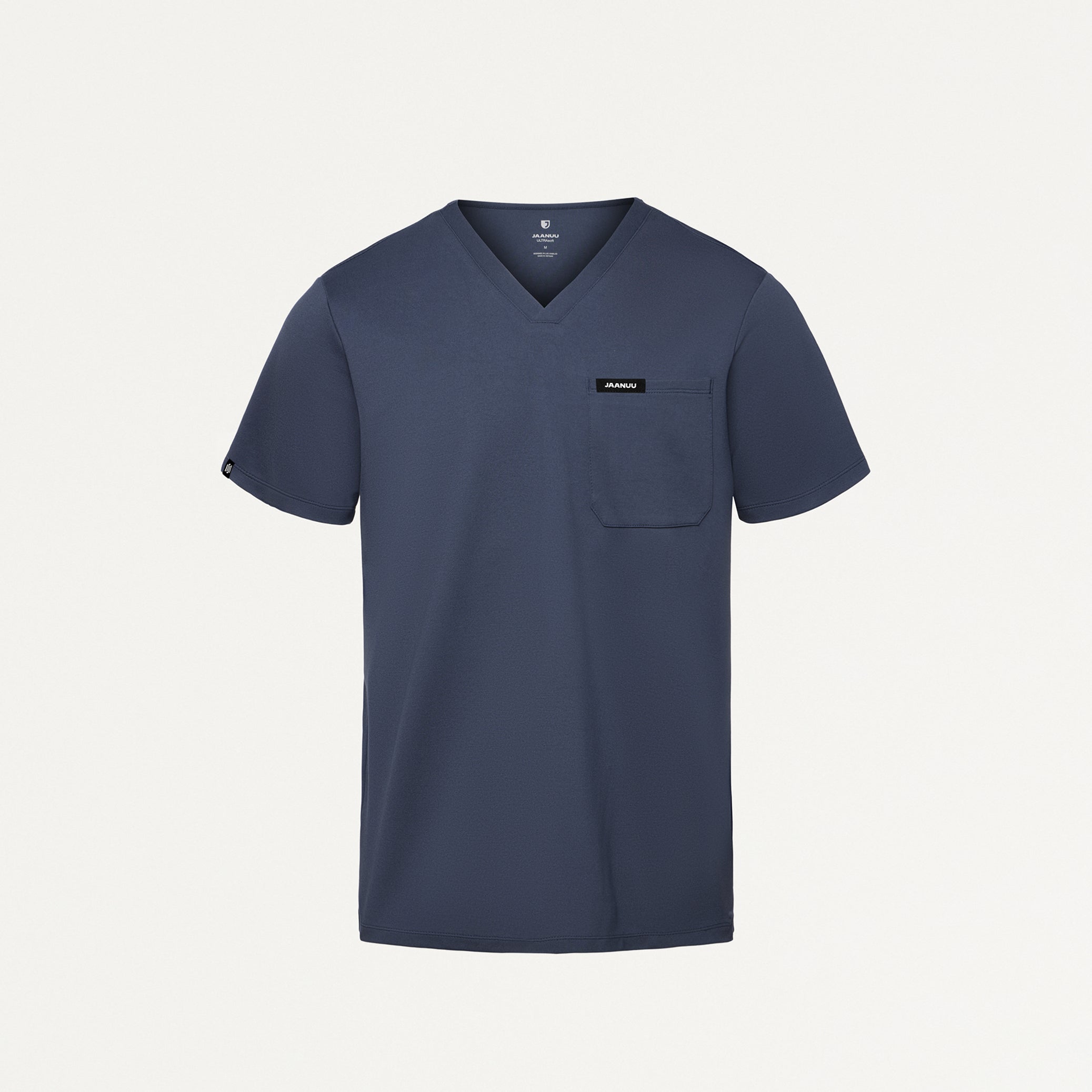 Asher Slim UltraSOFT Scrub Top - Carbon Gray