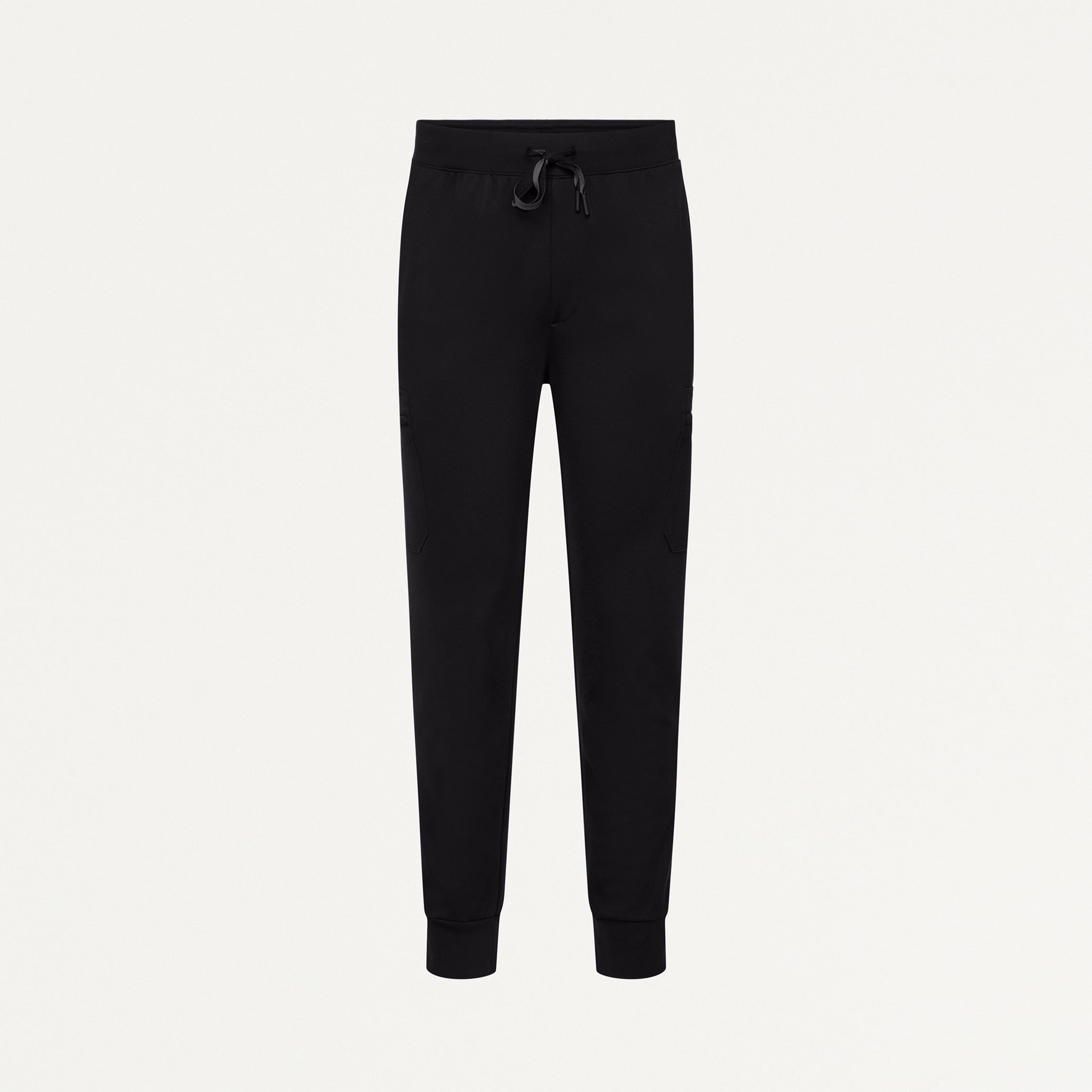 Ollie Slim UltraSOFT Cargo Scrub Jogger - Black