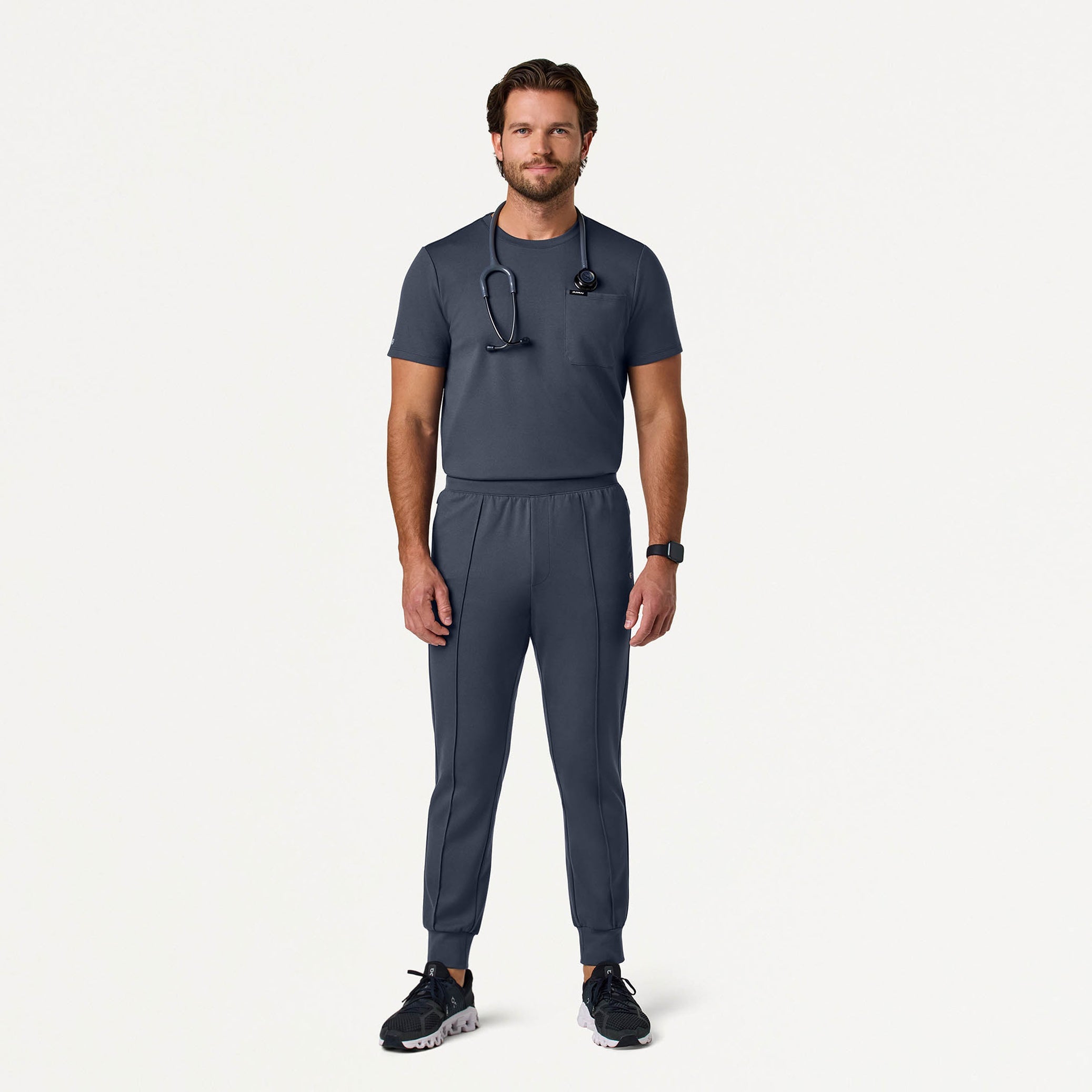 Rowan Slim UltraSOFT Scrub Jogger - Carbon Gray