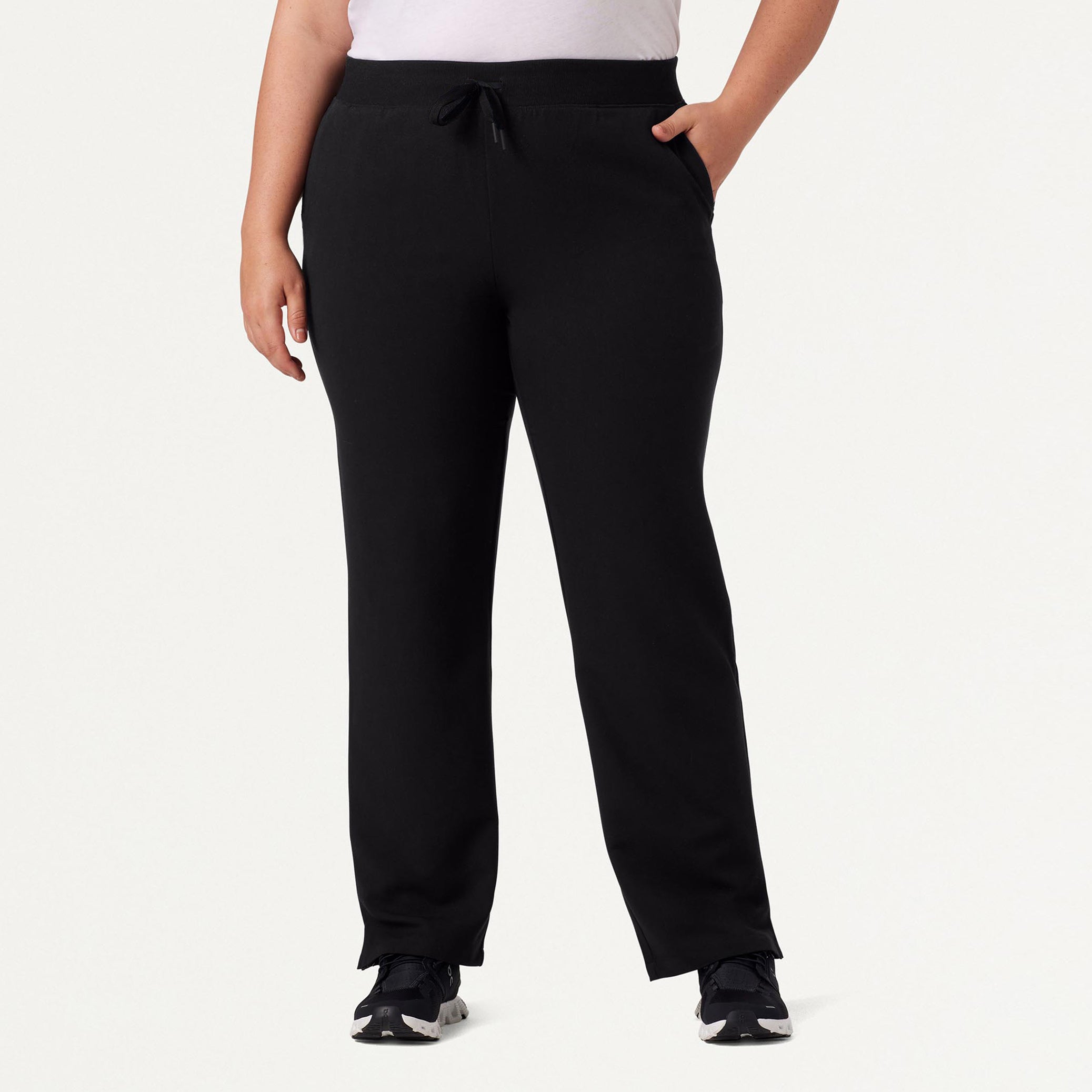 Xenos Essential Knit-Waist Scrub Pant - Black