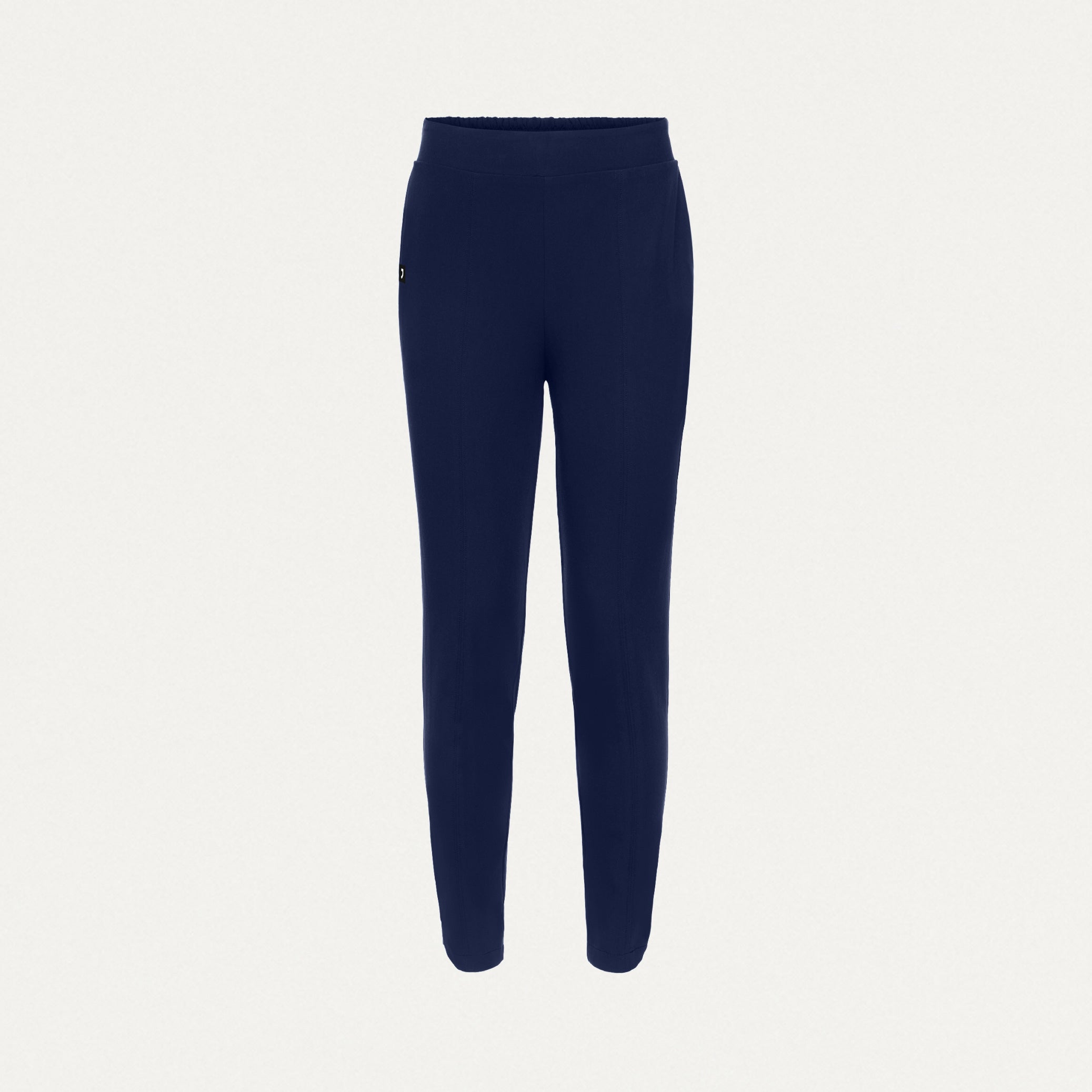 Halle High Waisted Tapered Scrub Pant - Midnight Navy