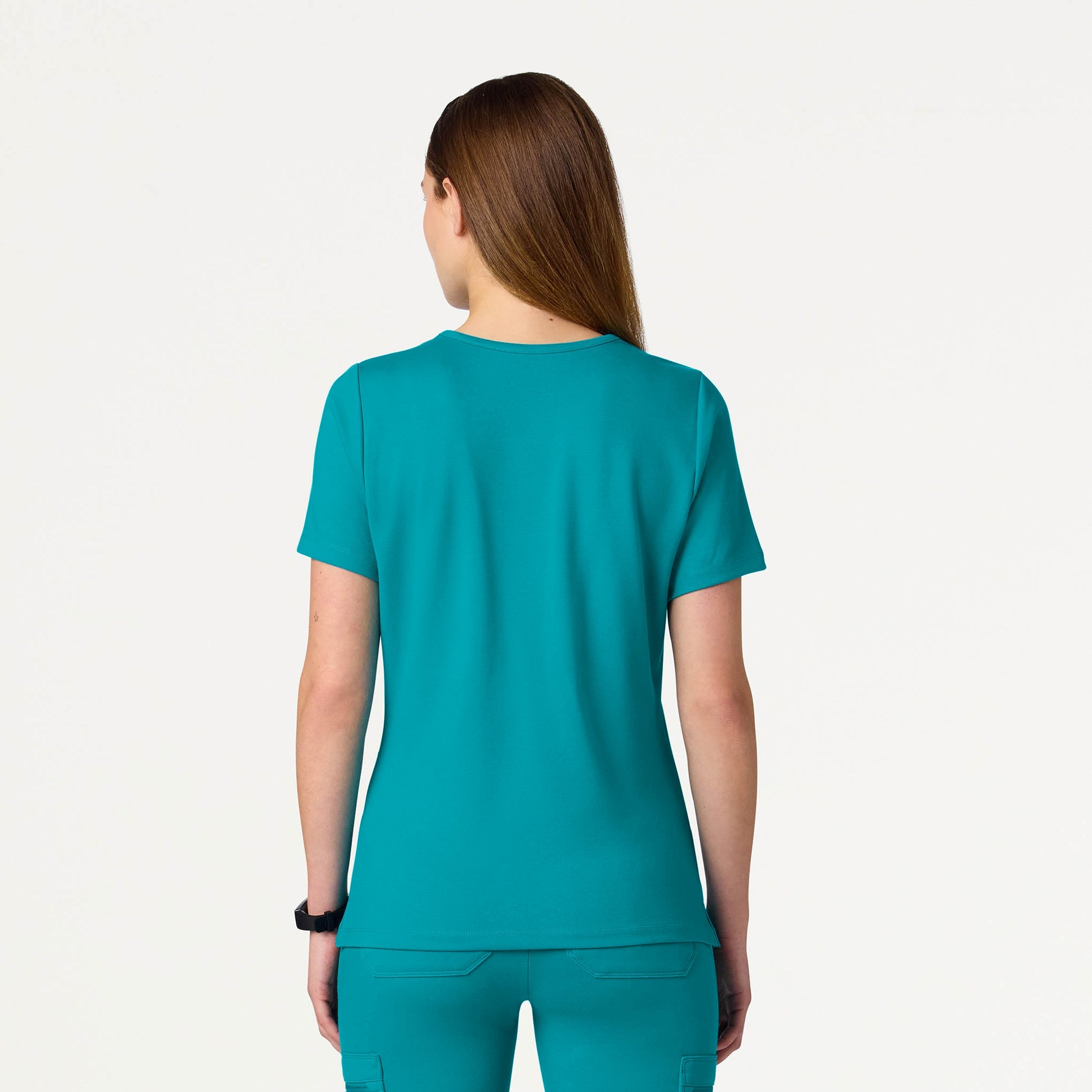 Cesi Slim UltraSOFT Scrub Top - Teal