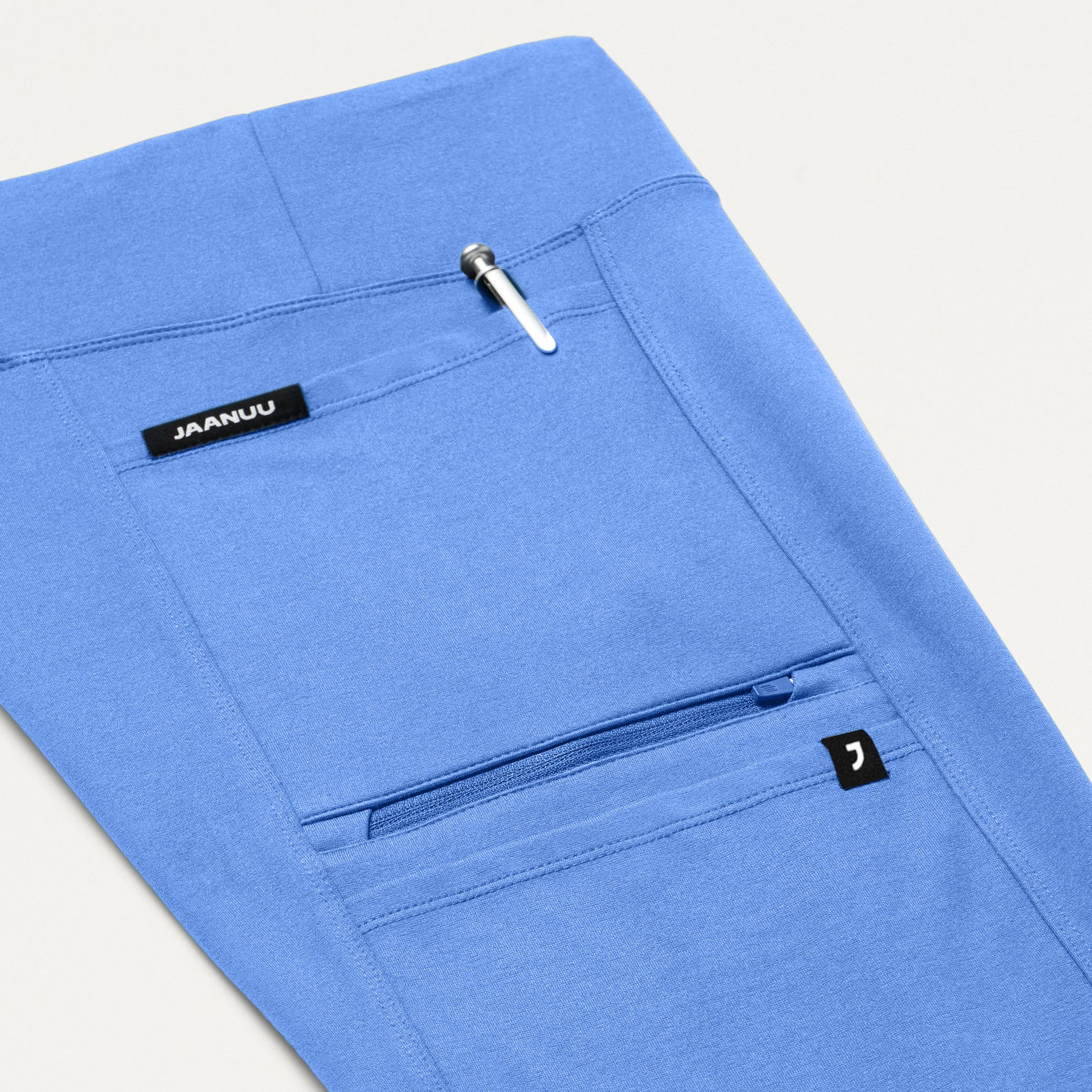 Perri UltraSOFT Yoga Scrub Pant - Ceil Blue