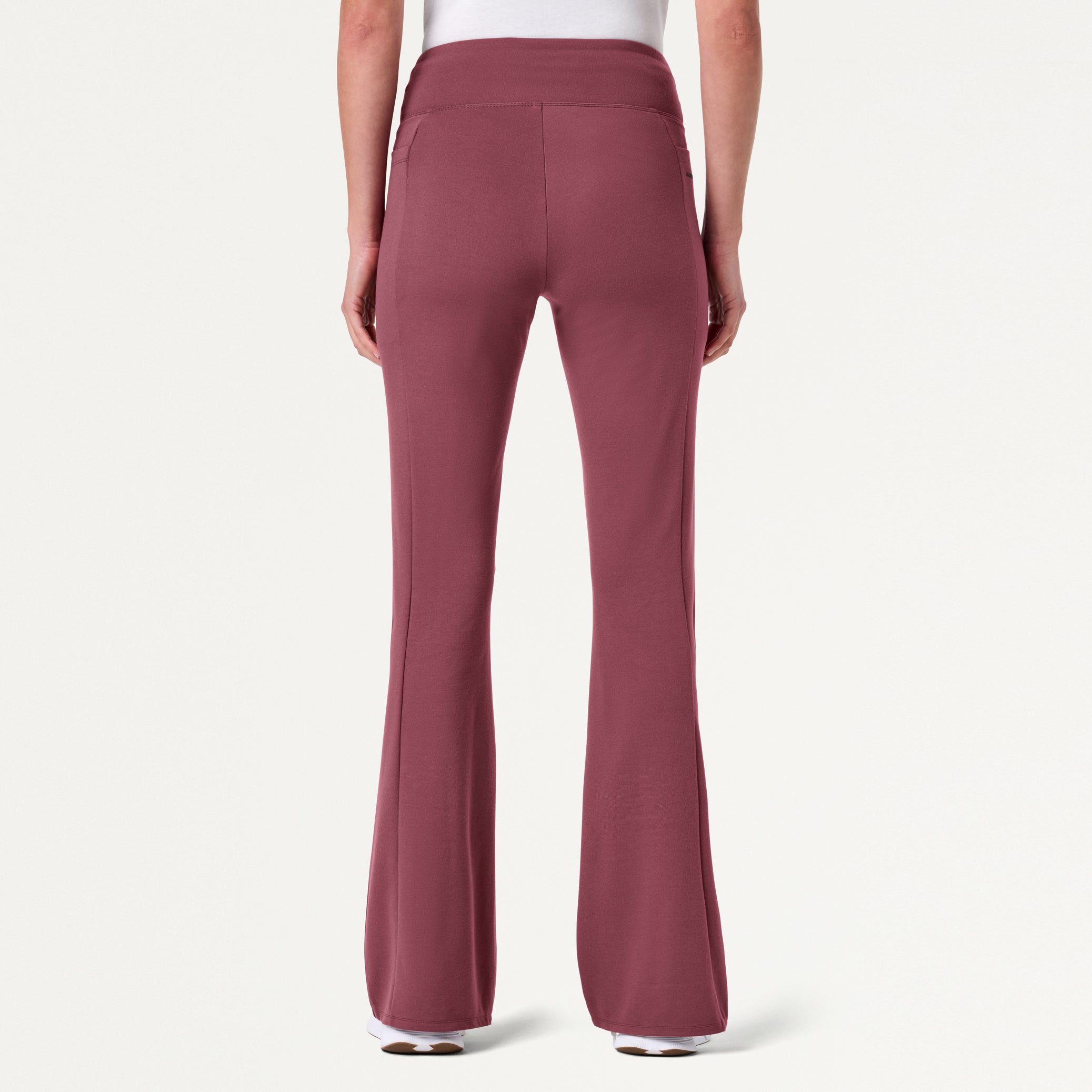 The Half-Zip UltraSOFT™ Scrub Set - Rosewood